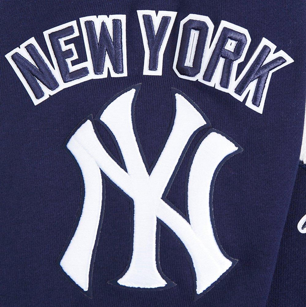Pro Standard Men's MLB New York Yankees Old English PO Hoodie -Navy - NAVY Thumbnail View 6
