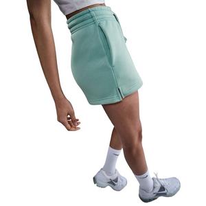 Nike Women's Sportswear Phoenix Fleece Mid-Rise 4" Shorts -Green