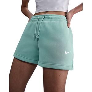 Nike Women's Sportswear Phoenix Fleece Mid-Rise 4" Shorts -Green