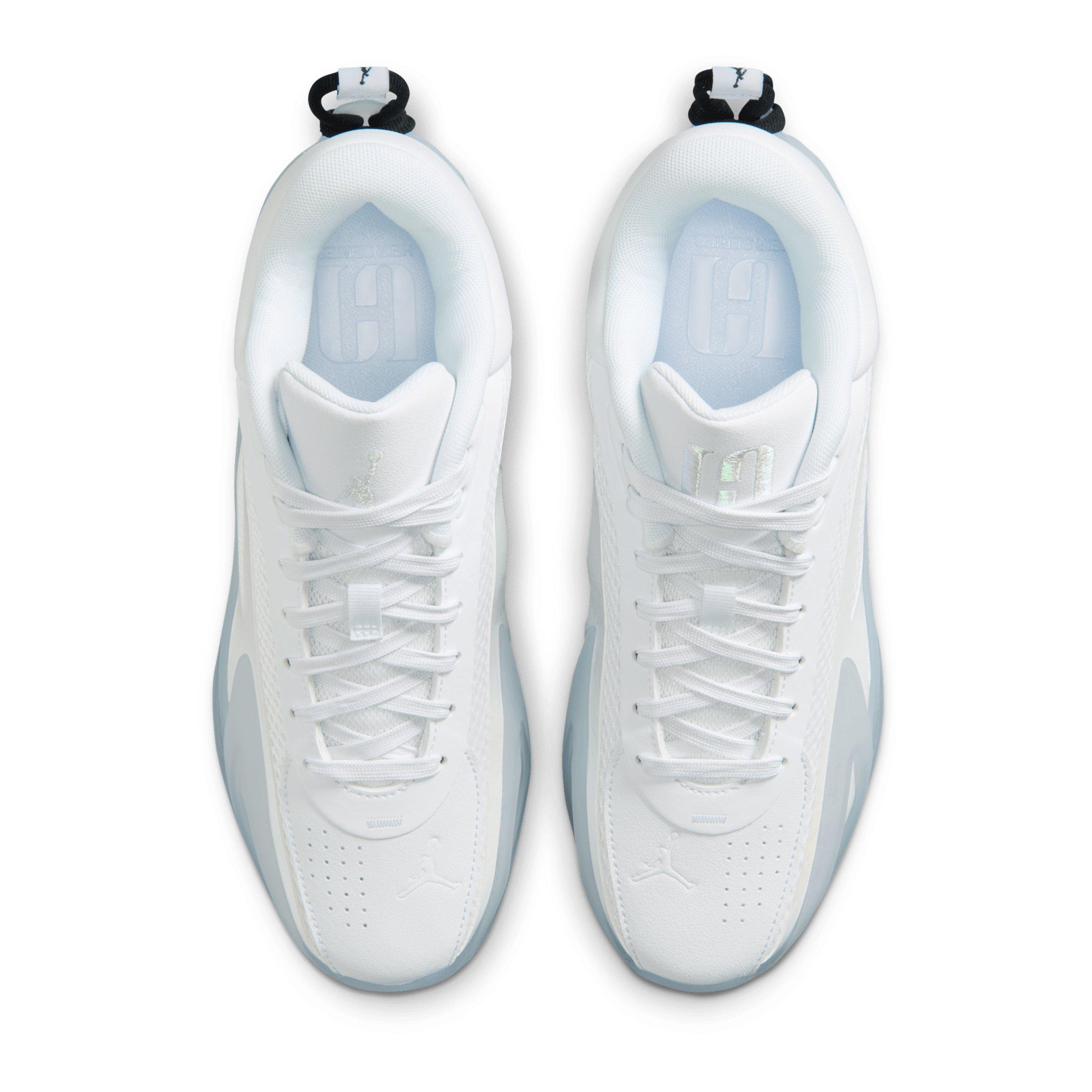 Jordan Heir Series 2 "White/Ice Blue" Women's Basketball Shoe - WHITE/BLUE Thumbnail View 4