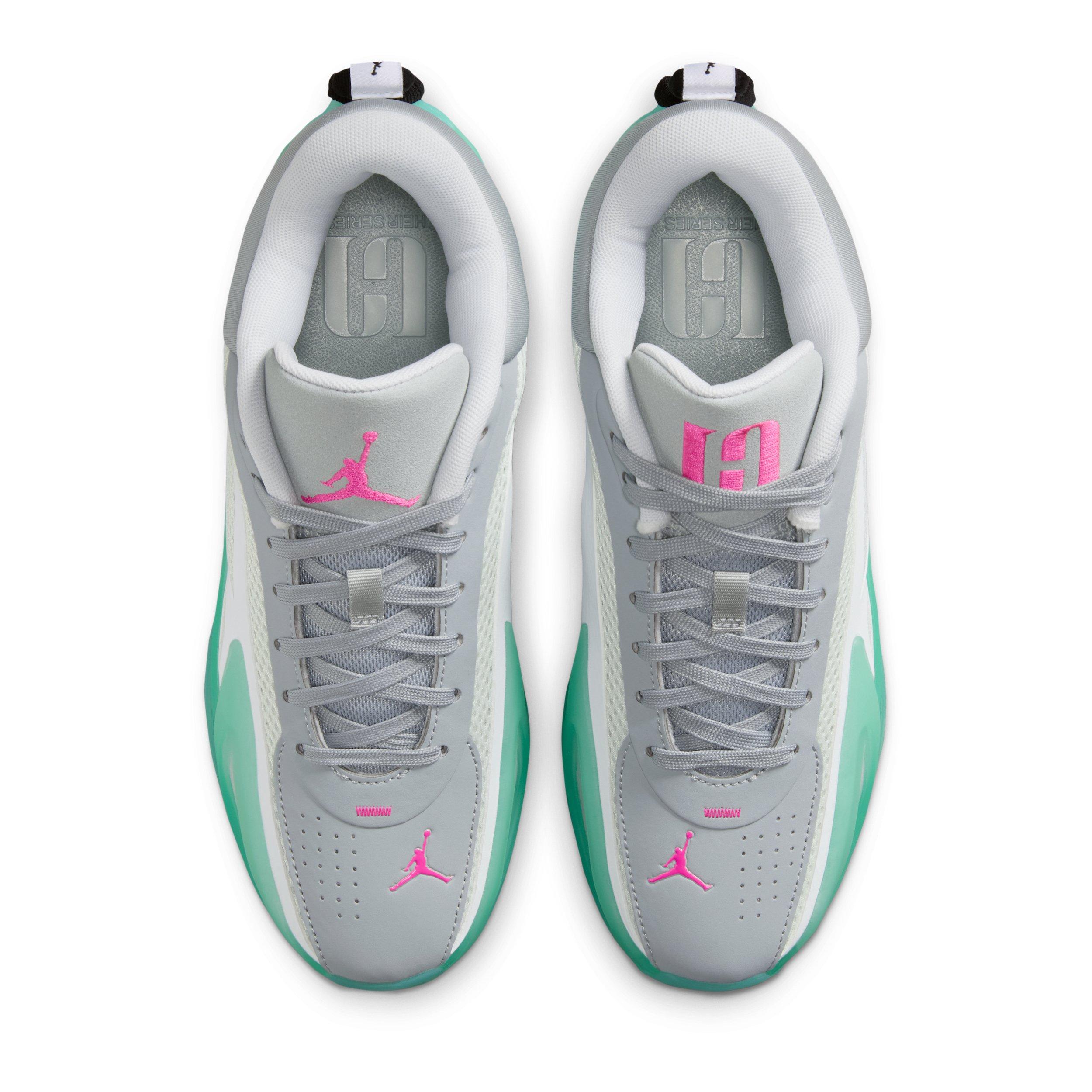 Jordan Heir Series 2 "White/Metallic Silver/Pink Blast/Light Pumice" Women's Basketball Shoe - WHITE/SILVER/PINK/LT PUMICE Thumbnail View 4