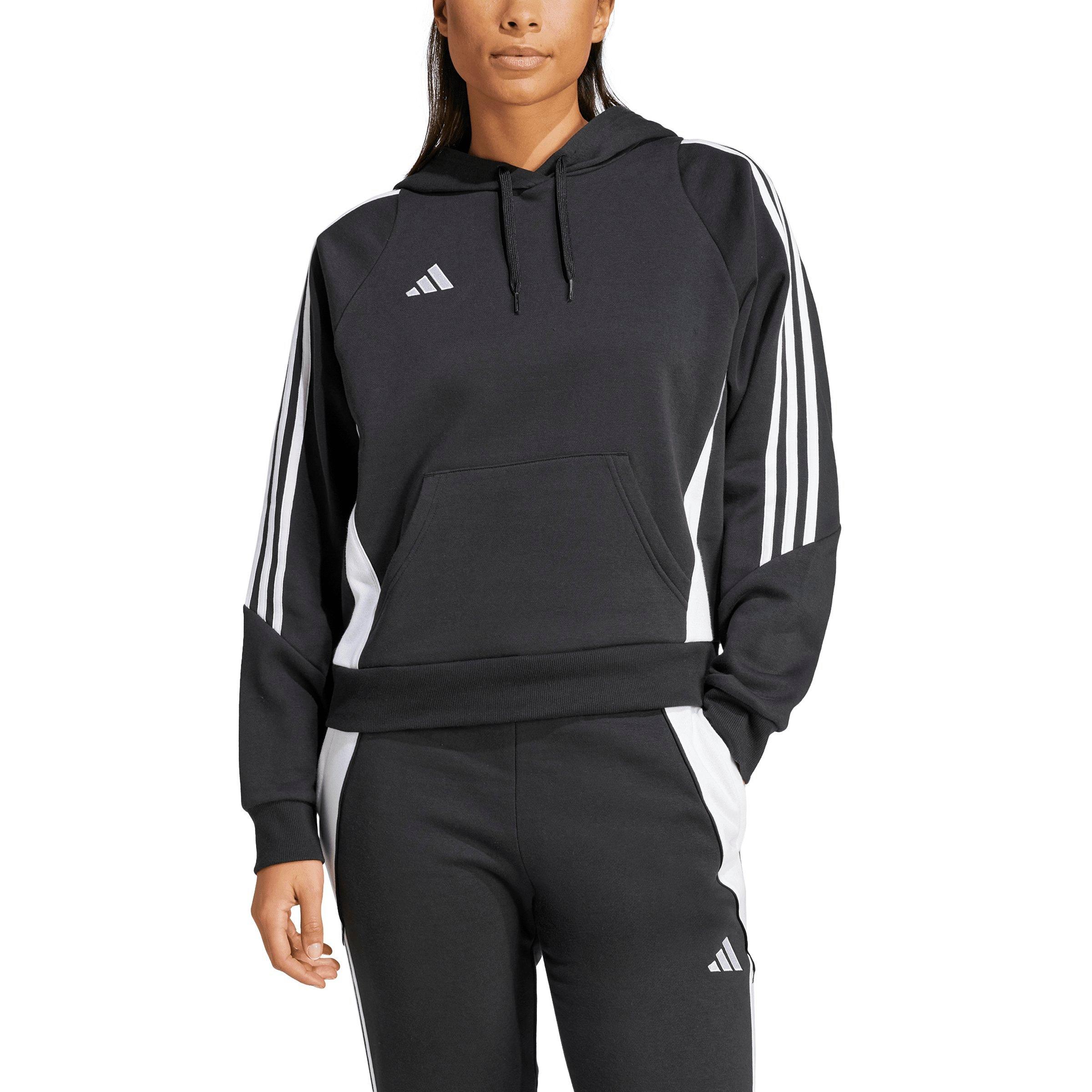 adidas Women's Tiro 24 Soccer Sweat Hoodie -Black - BLACK Thumbnail View 1