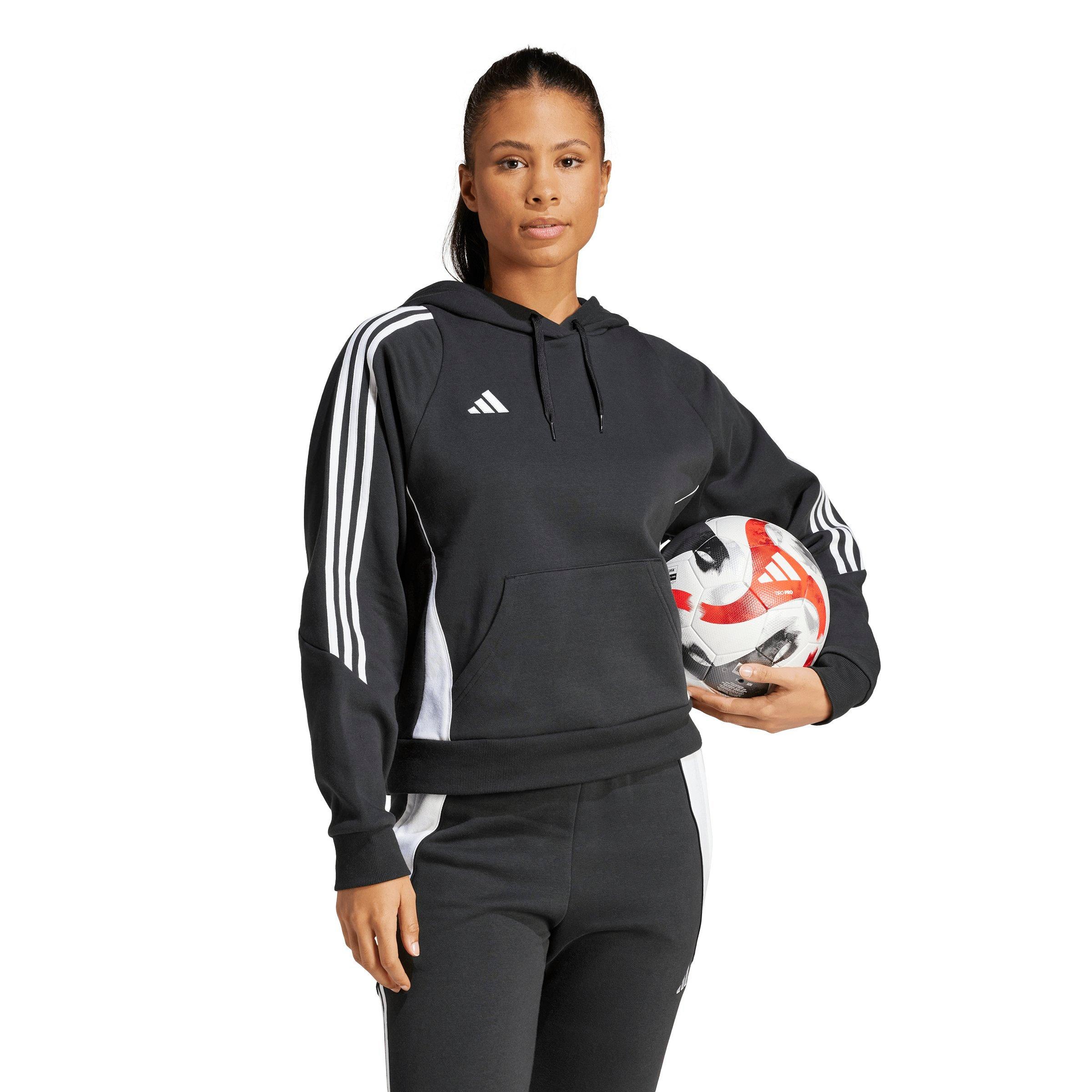 adidas Women's Tiro 24 Soccer Sweat Hoodie -Black - BLACK Thumbnail View 5