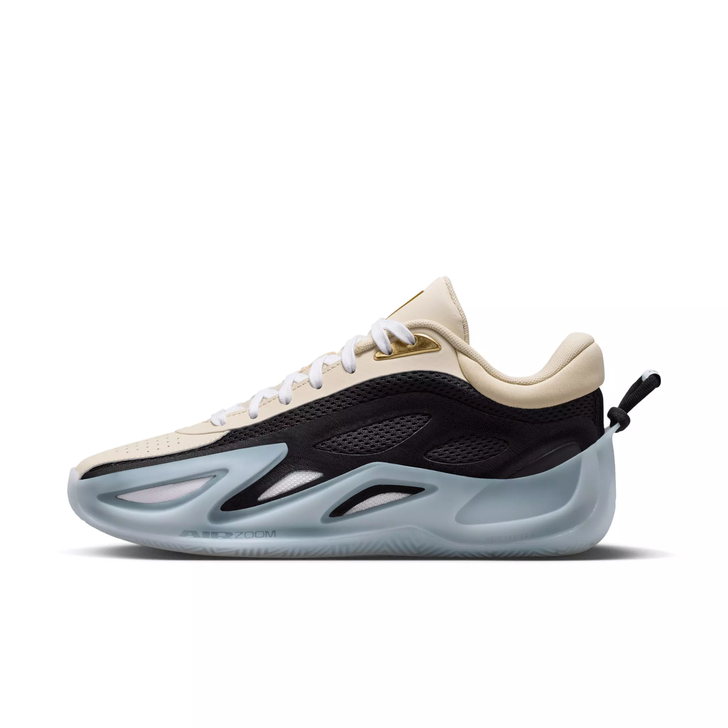Jordan Heir Series 2 "Pearl White/Black/Metallic Gold/White" Women's Basketball Shoe - WHITE/BLACK/GOLD/WHITE