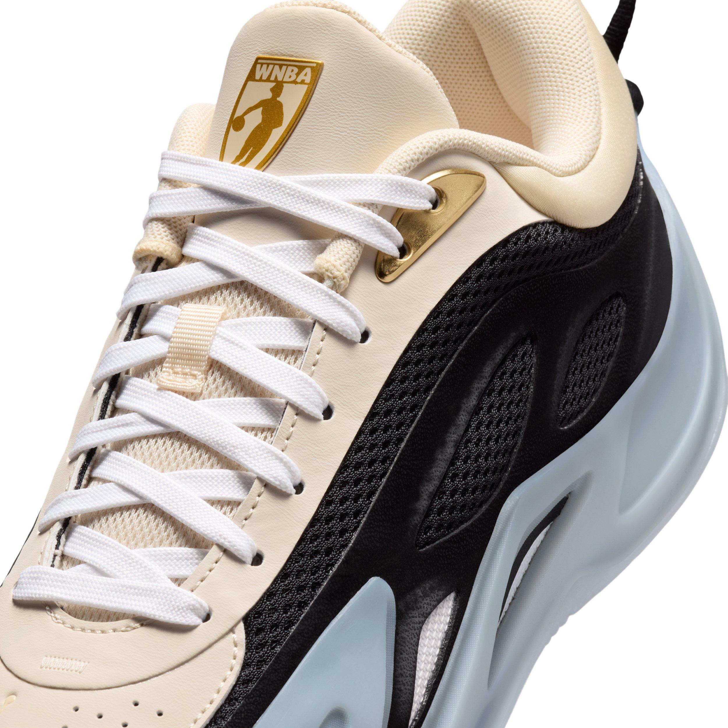 Jordan Heir Series 2 "Pearl White/Black/Metallic Gold/White" Women's Basketball Shoe - WHITE/BLACK/GOLD/WHITE Thumbnail View 7