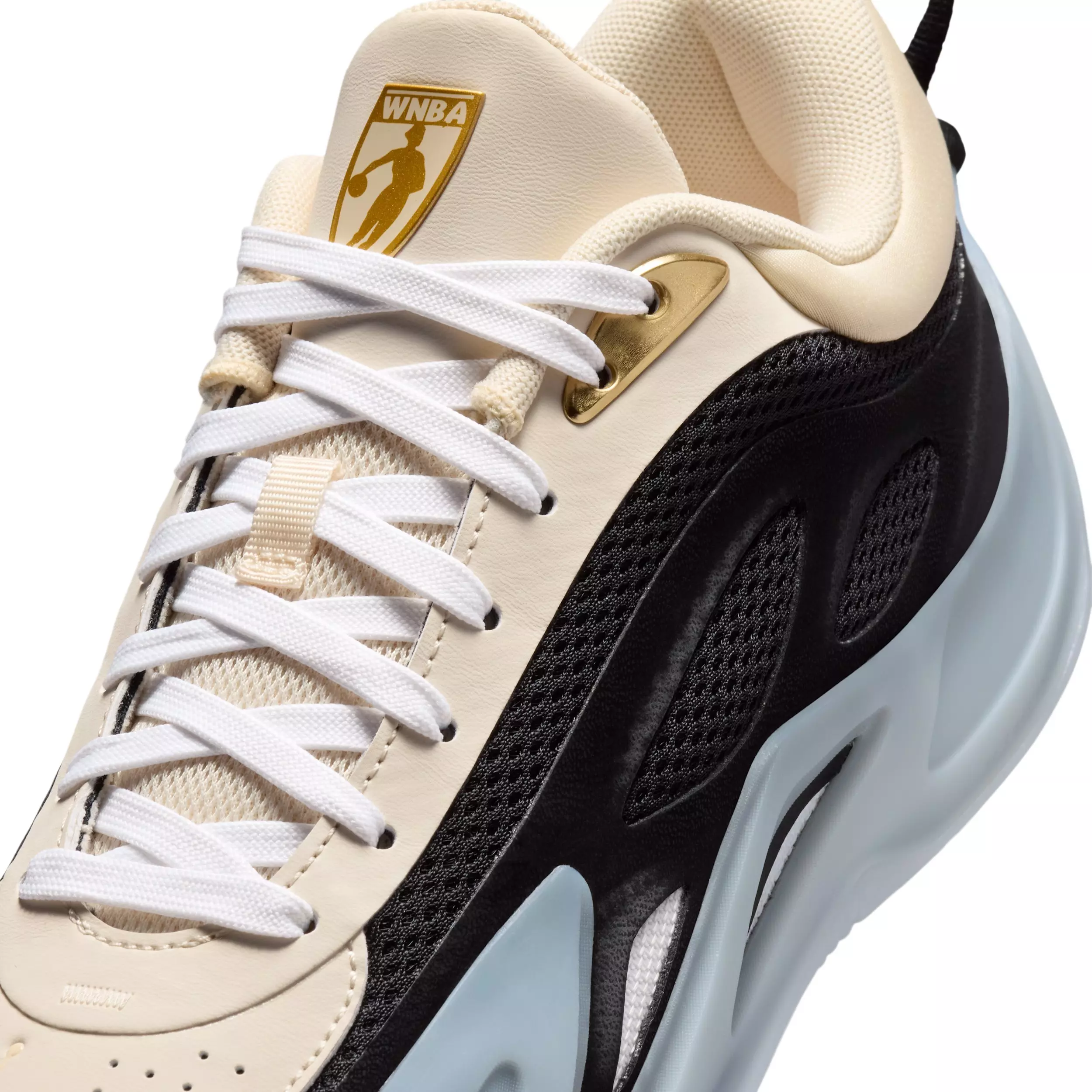 Jordan Heir Series 2 "Pearl White/Black/Metallic Gold/White" Women's Basketball Shoe - WHITE/BLACK/GOLD/WHITE