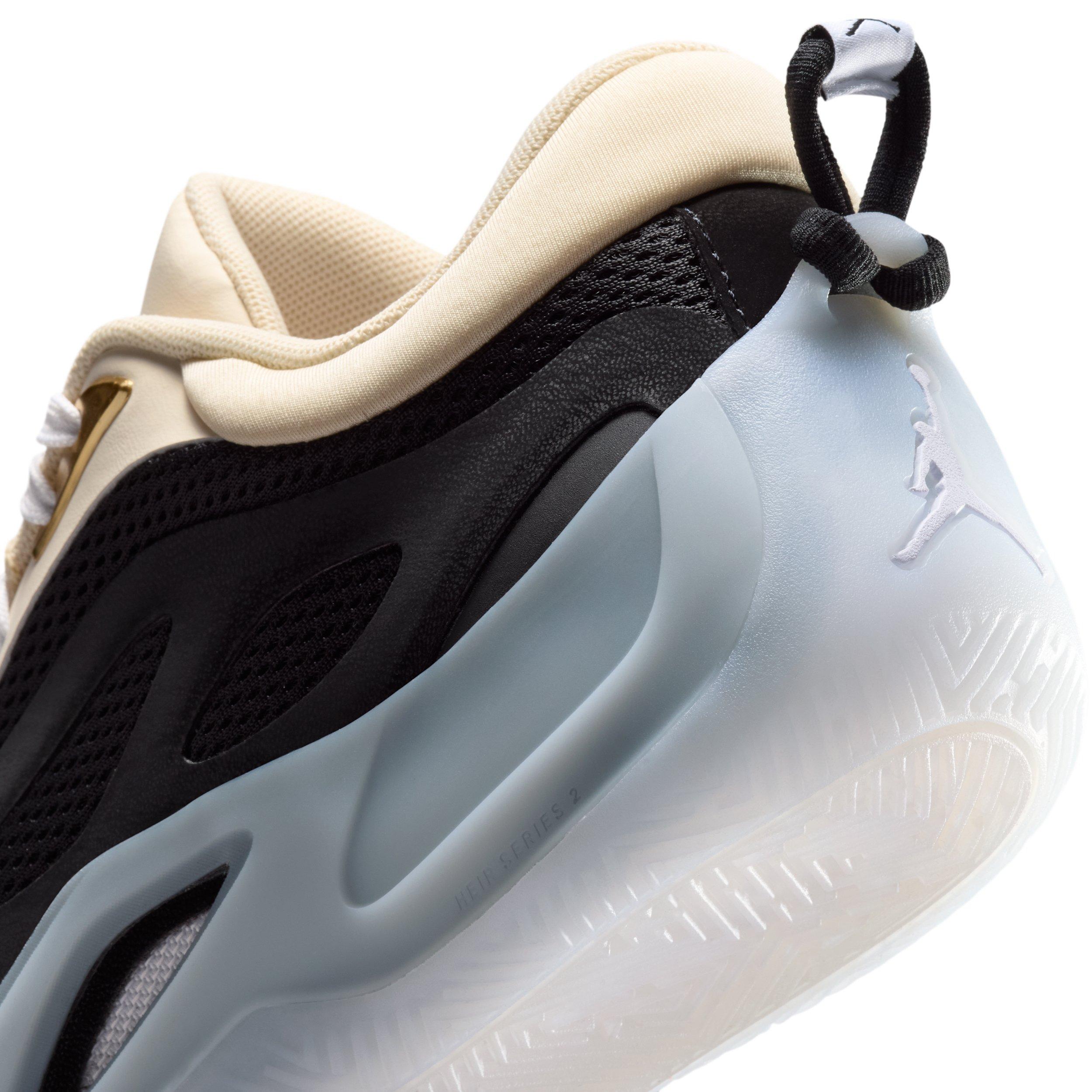 Jordan Heir Series 2 "Pearl White/Black/Metallic Gold/White" Women's Basketball Shoe - WHITE/BLACK/GOLD/WHITE Thumbnail View 8