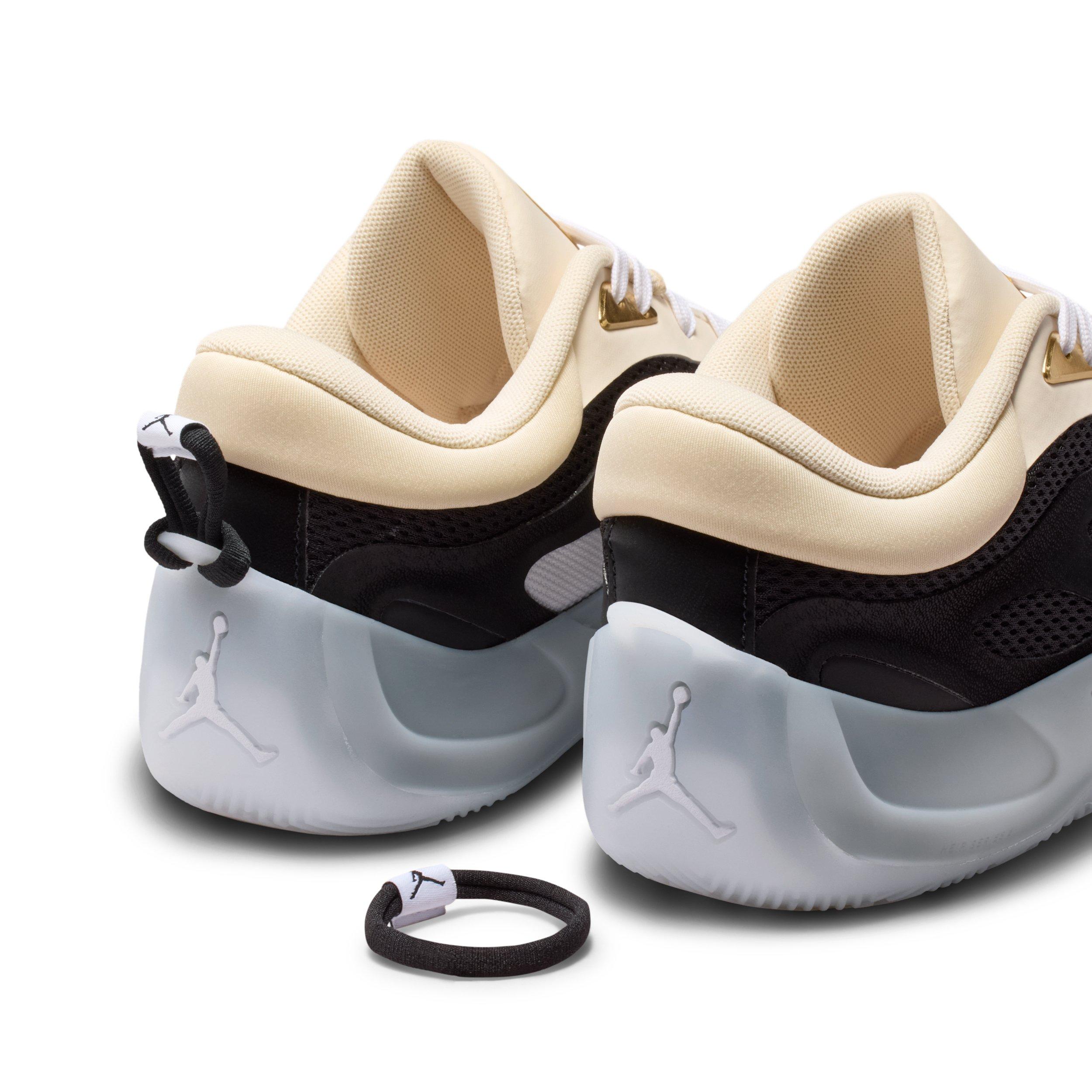 Jordan Heir Series 2 "Pearl White/Black/Metallic Gold/White" Women's Basketball Shoe - WHITE/BLACK/GOLD/WHITE Thumbnail View 9