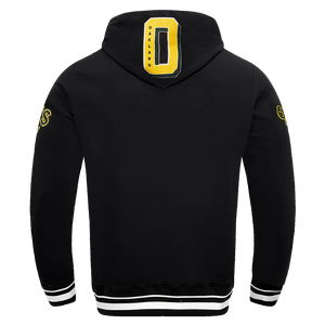 Pro Standard Men's MLB Oakland Athletics Mashup Rib PO Hoodie -Black