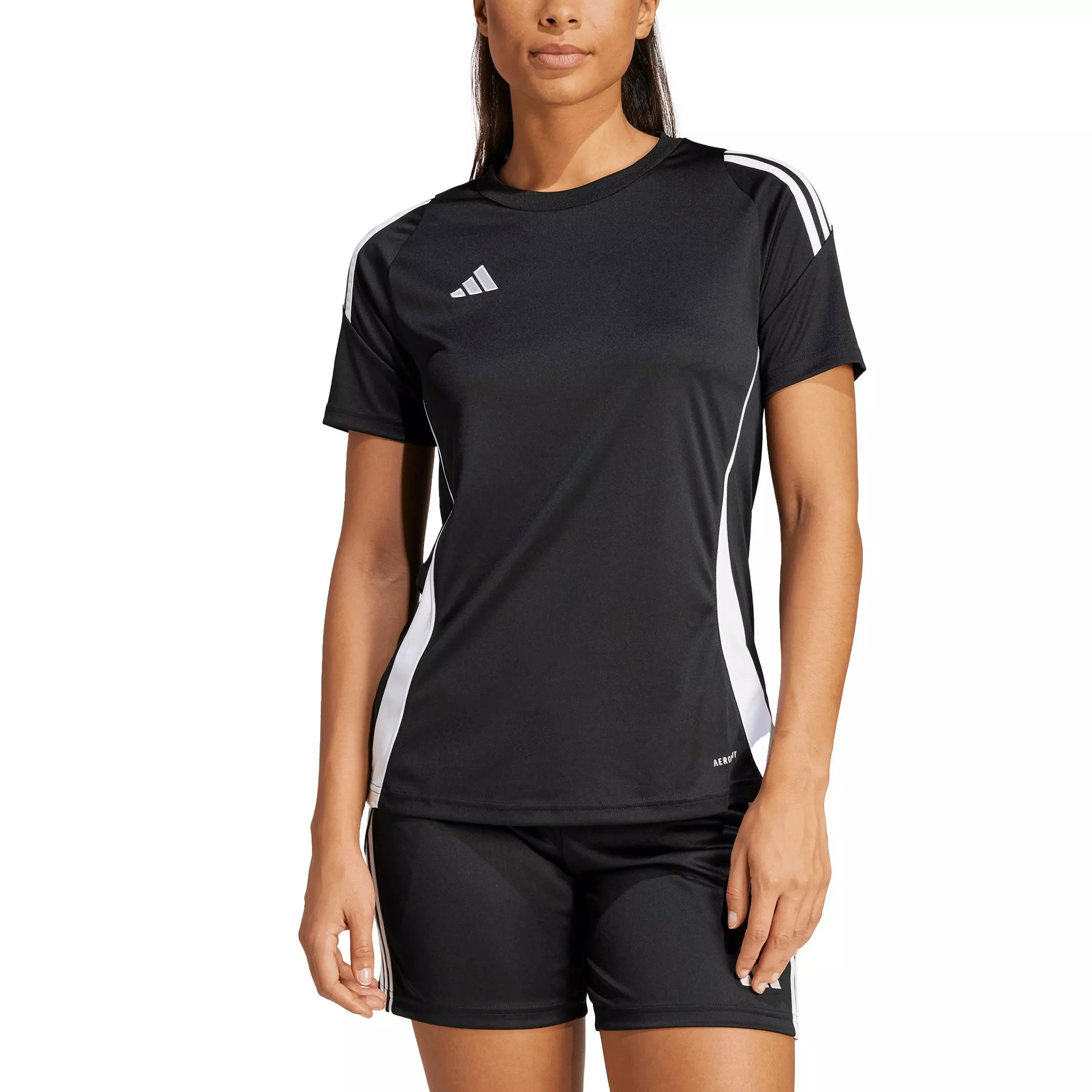 adidas Women's Tiro 24 Soccer Match Jersey -Black - BLACK