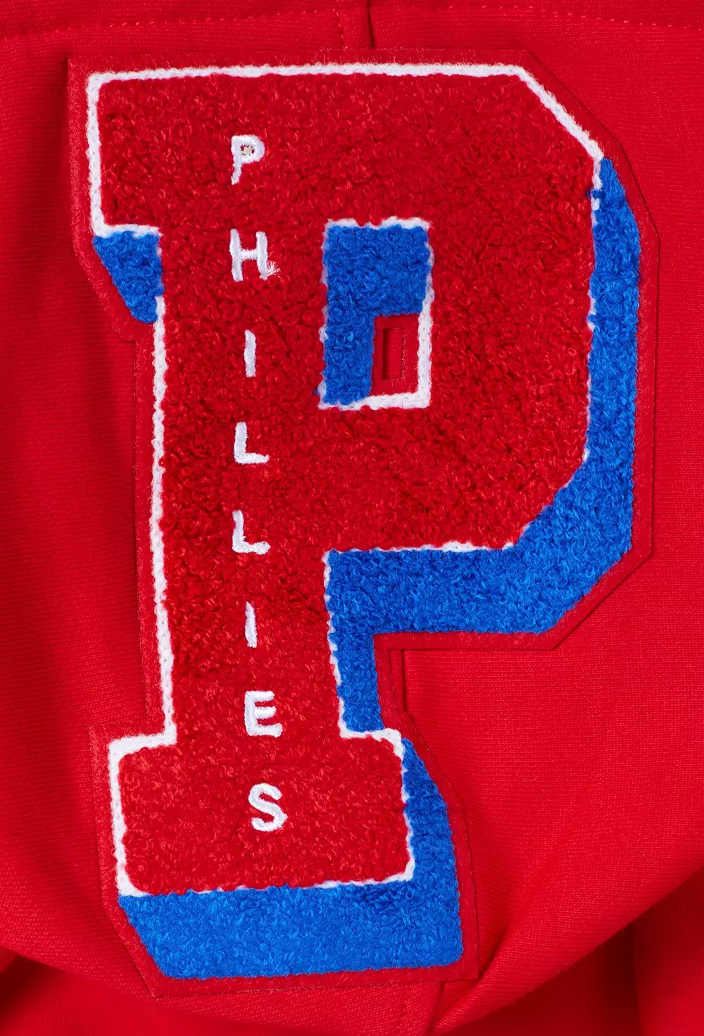 Pro Standard Men's MLB Philadelphia Phillies Mashup Rib PO Hoodie - Red - RED