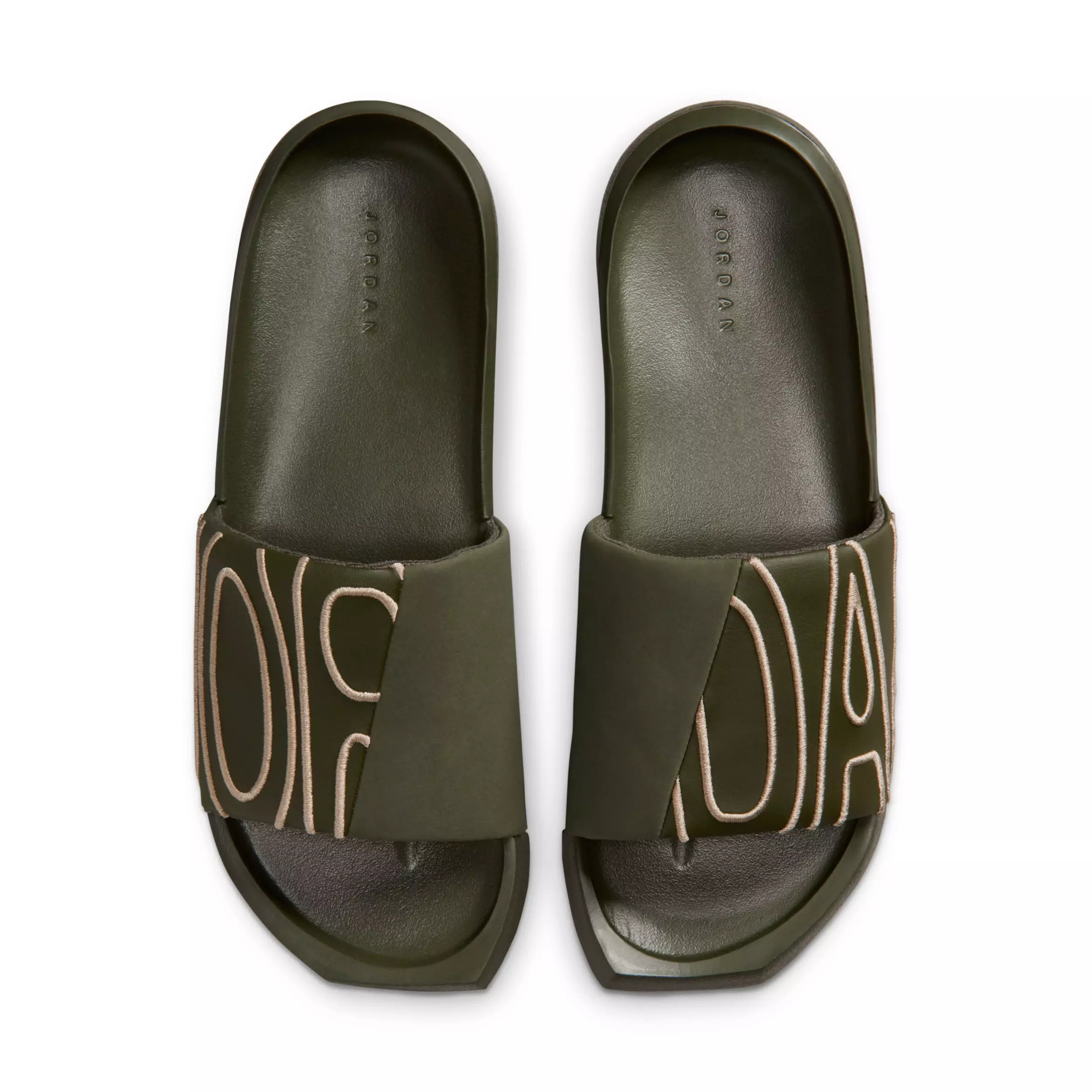 Jordan NOLA "Cargo Khaki/Khaki" Women's Slide - CARGO/KHAKI