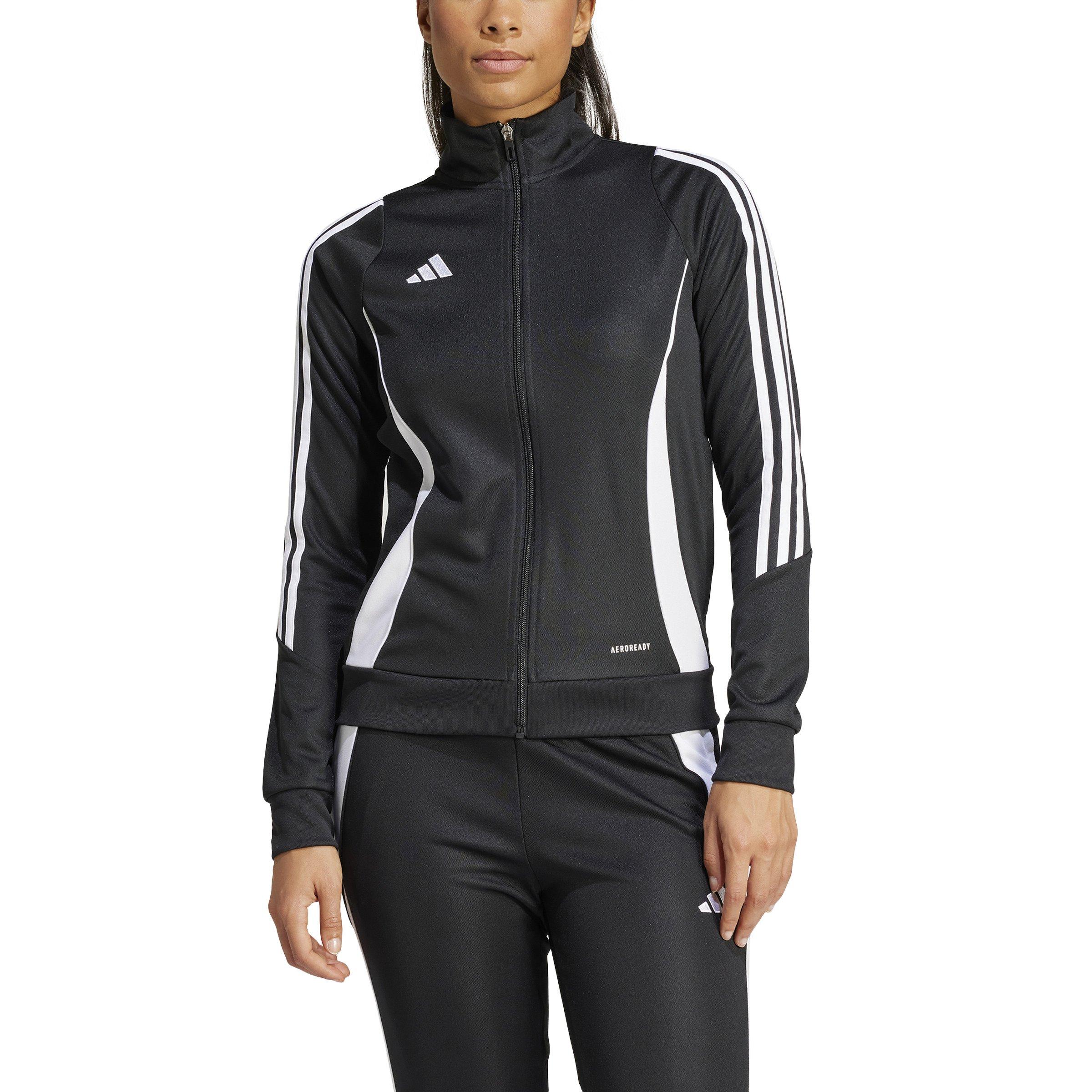 adidas Women's Tiro 24 Soccer Training Track Jacket -Black - BLACK Thumbnail View 3