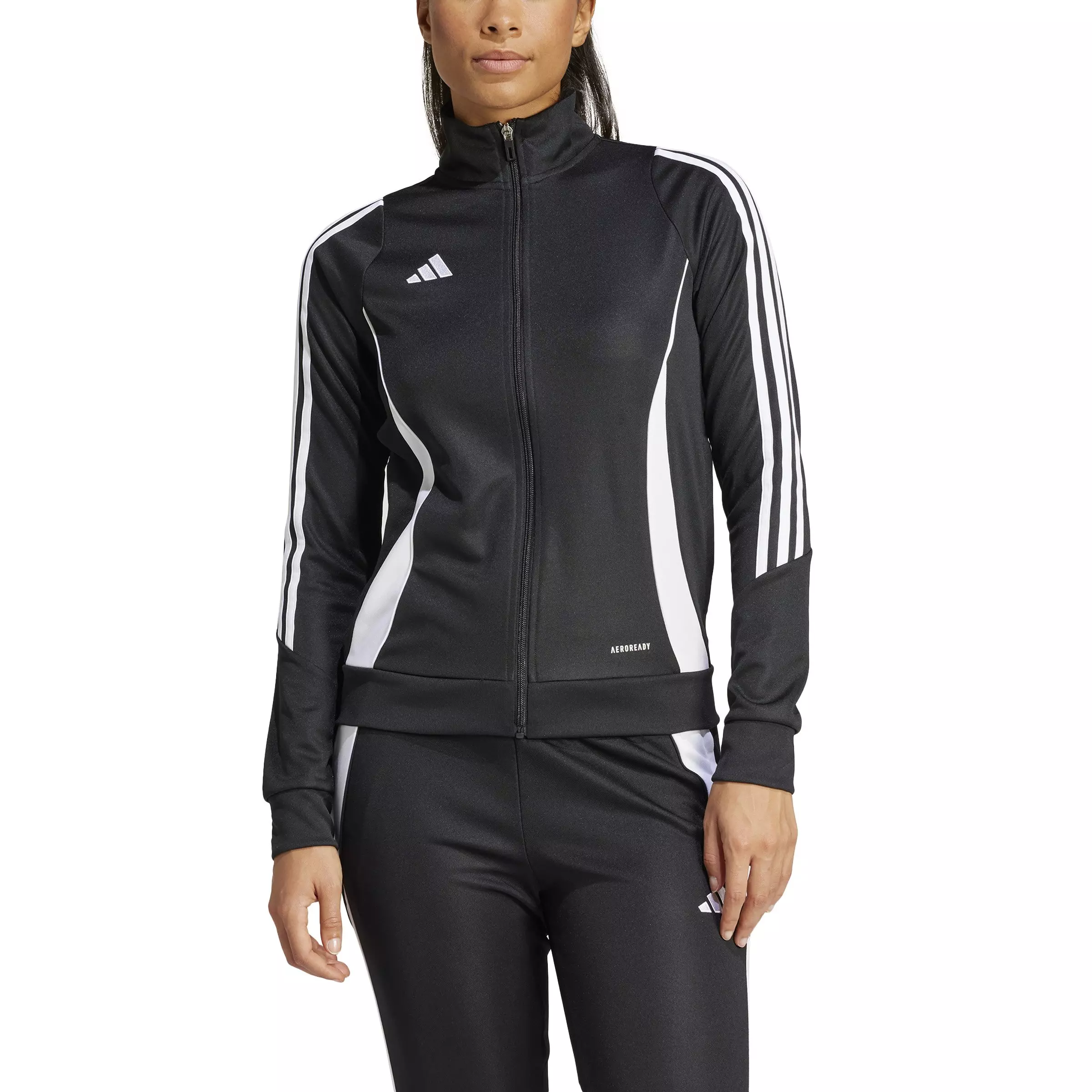 adidas Women's Tiro 24 Soccer Training Track Jacket -Black - BLACK
