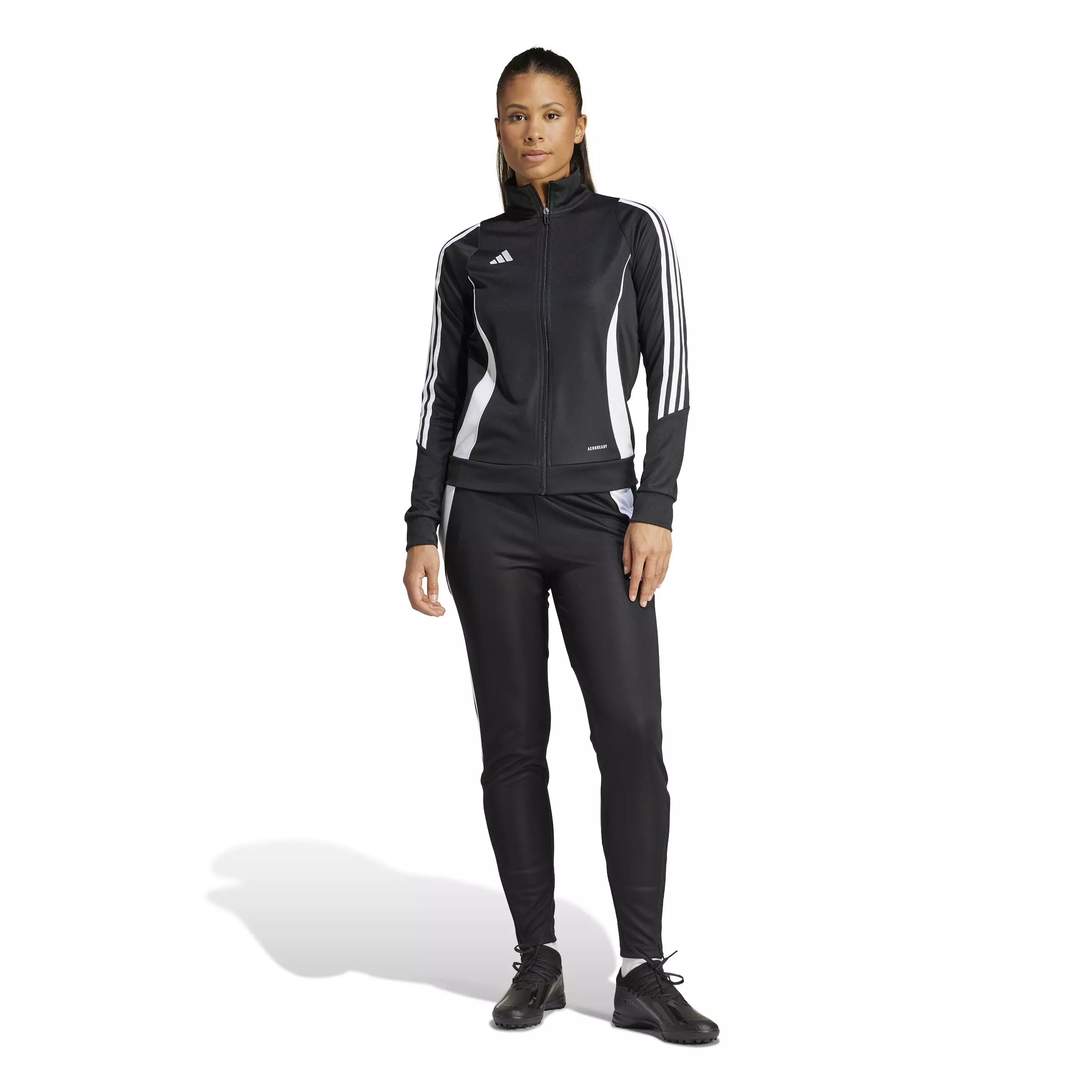adidas Women's Tiro 24 Soccer Training Track Jacket -Black - BLACK