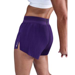Nike Women's AeroSwift Dri-FIT ADV Mid-Rise 3" Brief-Lined Running Shorts -Purple