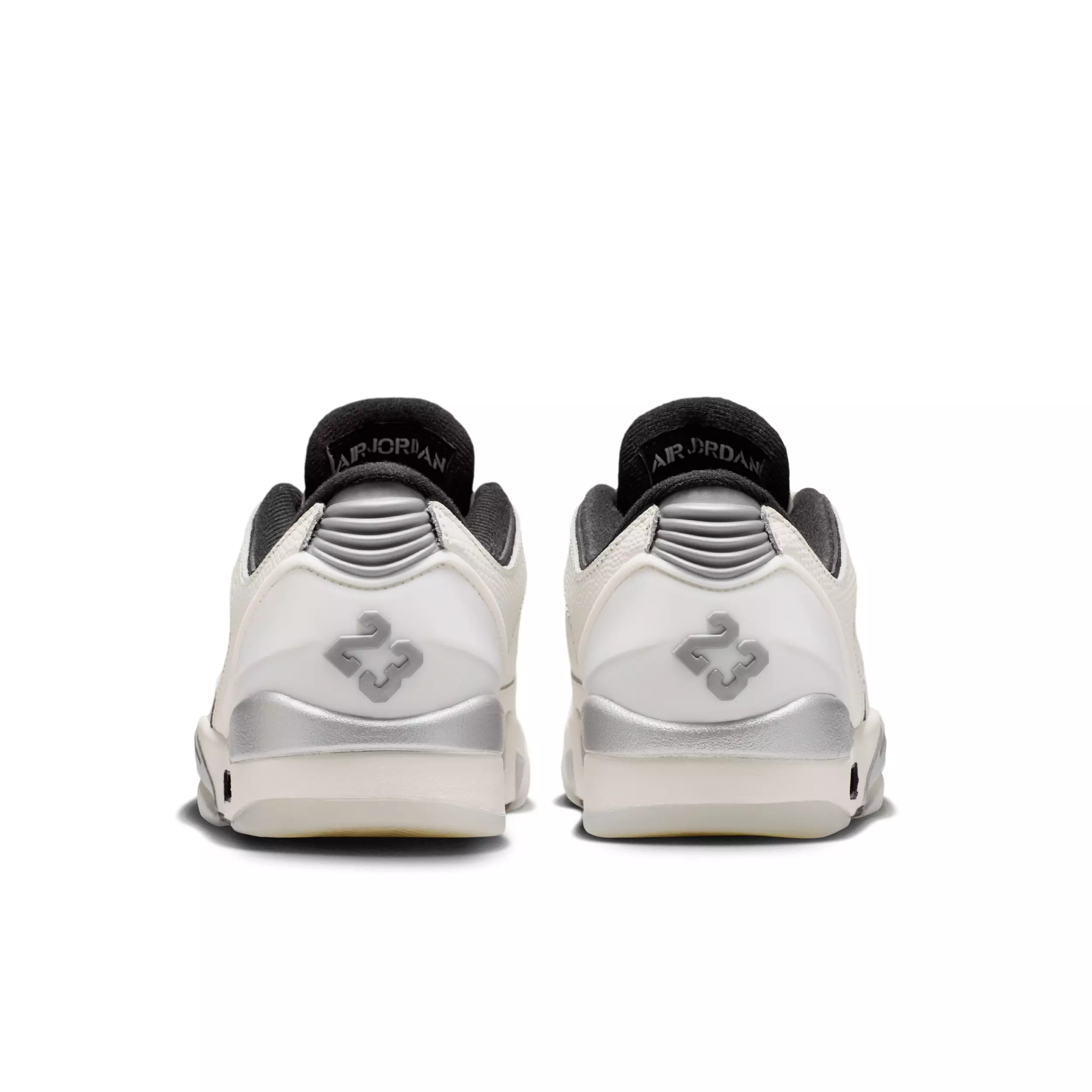 Jordan Sixty Plus Low "Sail/Black/Swan/Metallic Silver" Women's Shoe - SAIL/BLACK/SWAN/SILVER