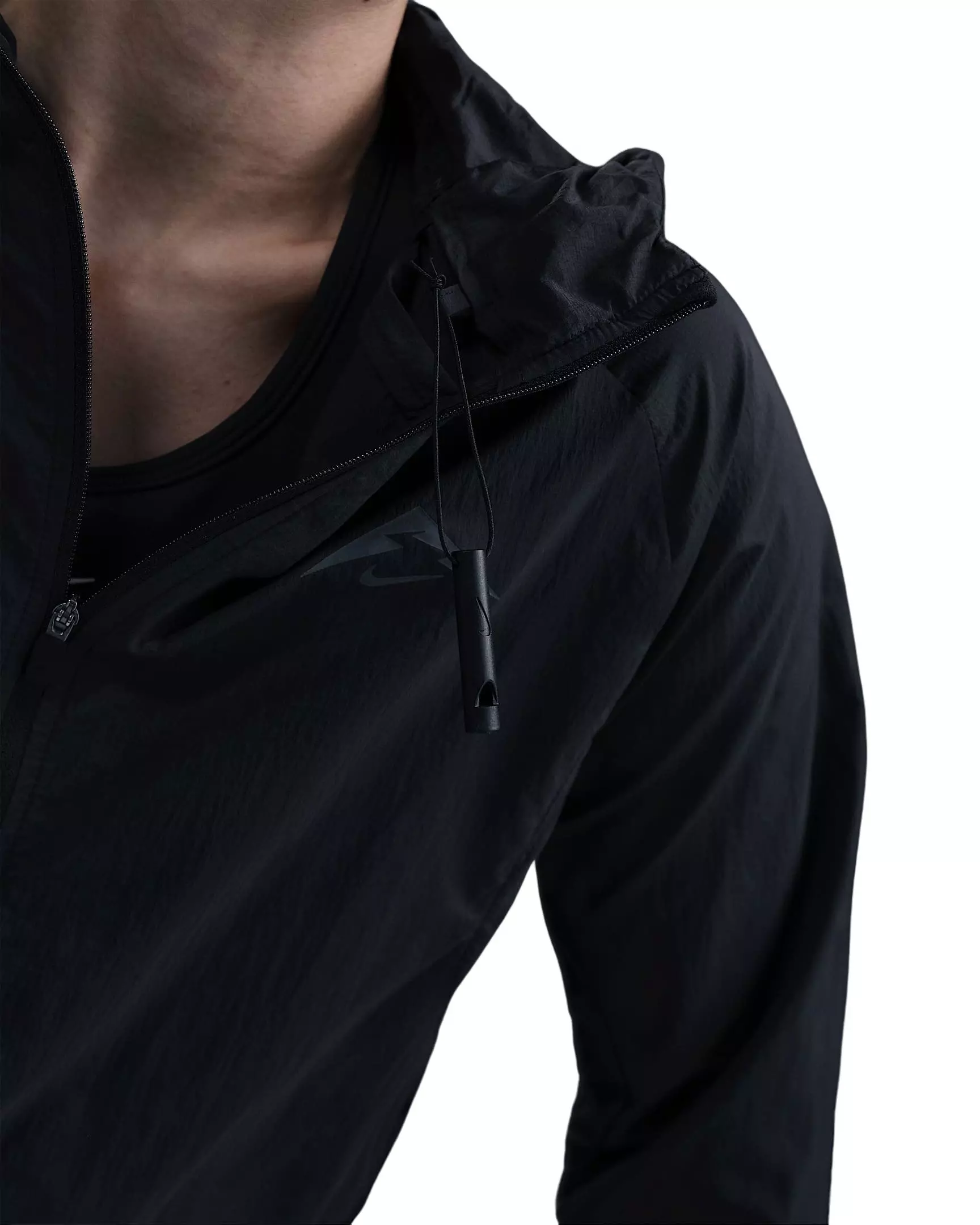 Nike Women's Trail Repel Running Jacket - Black - BLACK