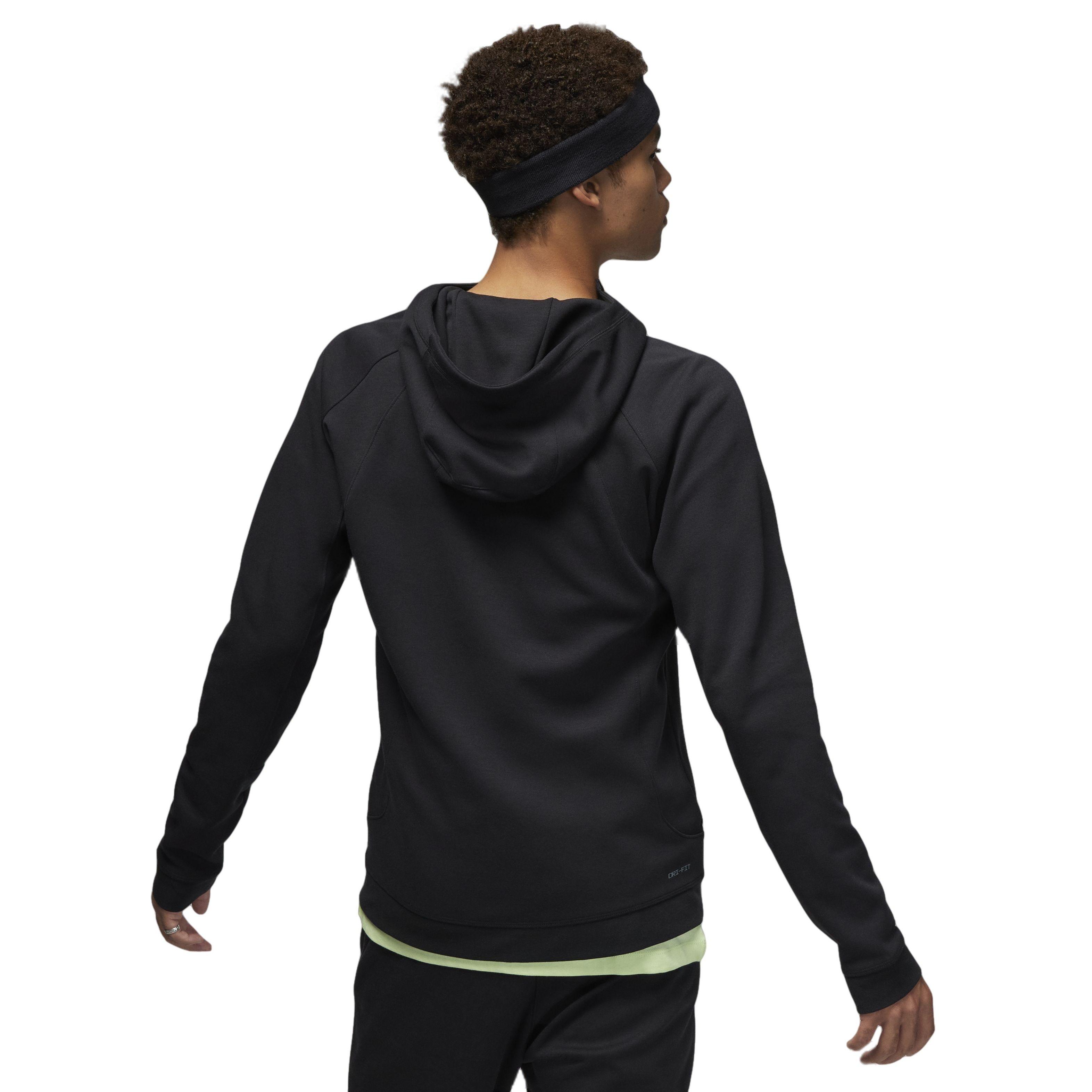 Jordan Men's Dri-FIT Sports Statement Air Fleece Full-Zip Hoodie-Black -  Hibbett