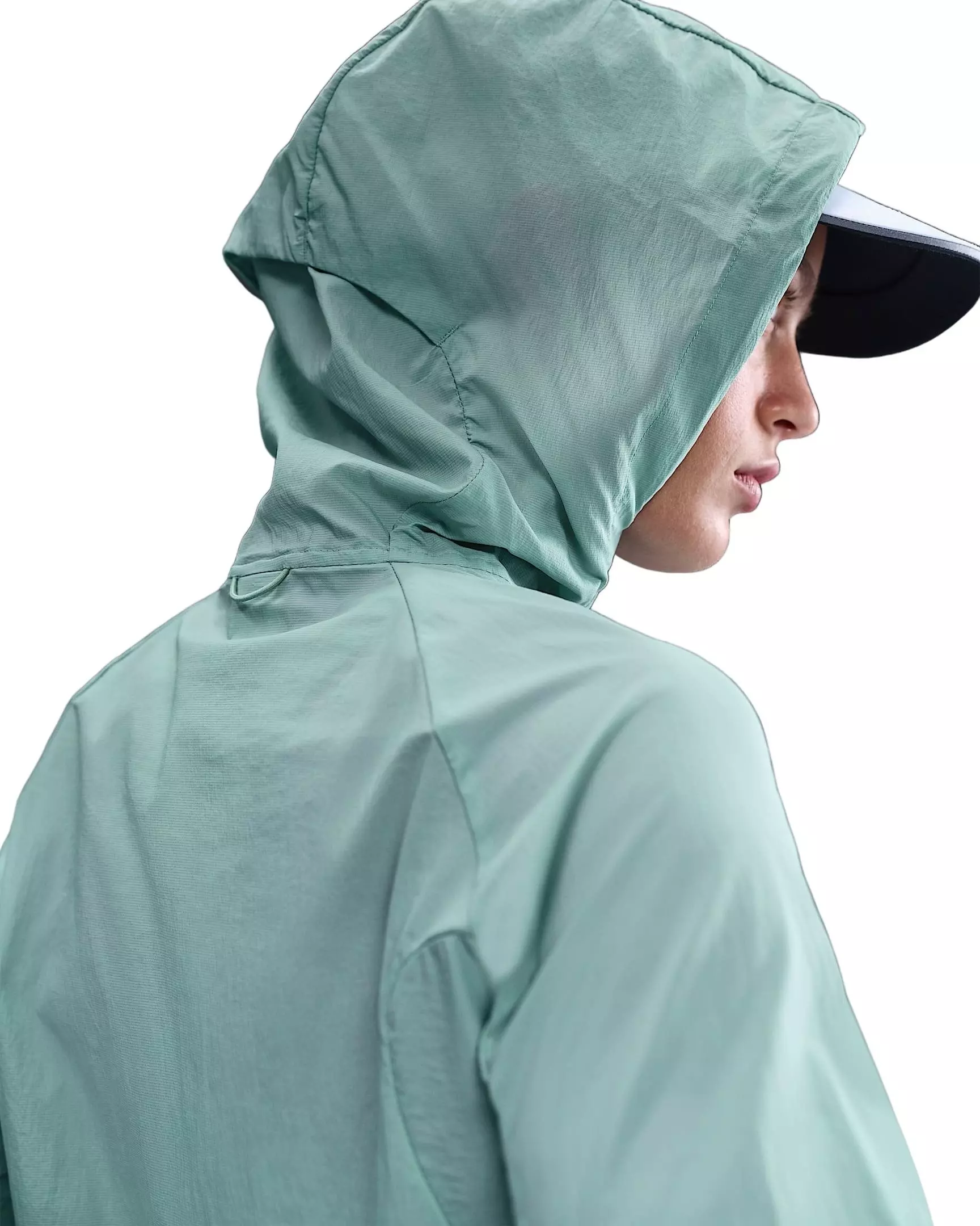 Nike Women's Trail Repel Running Jacket -Green - GREEN