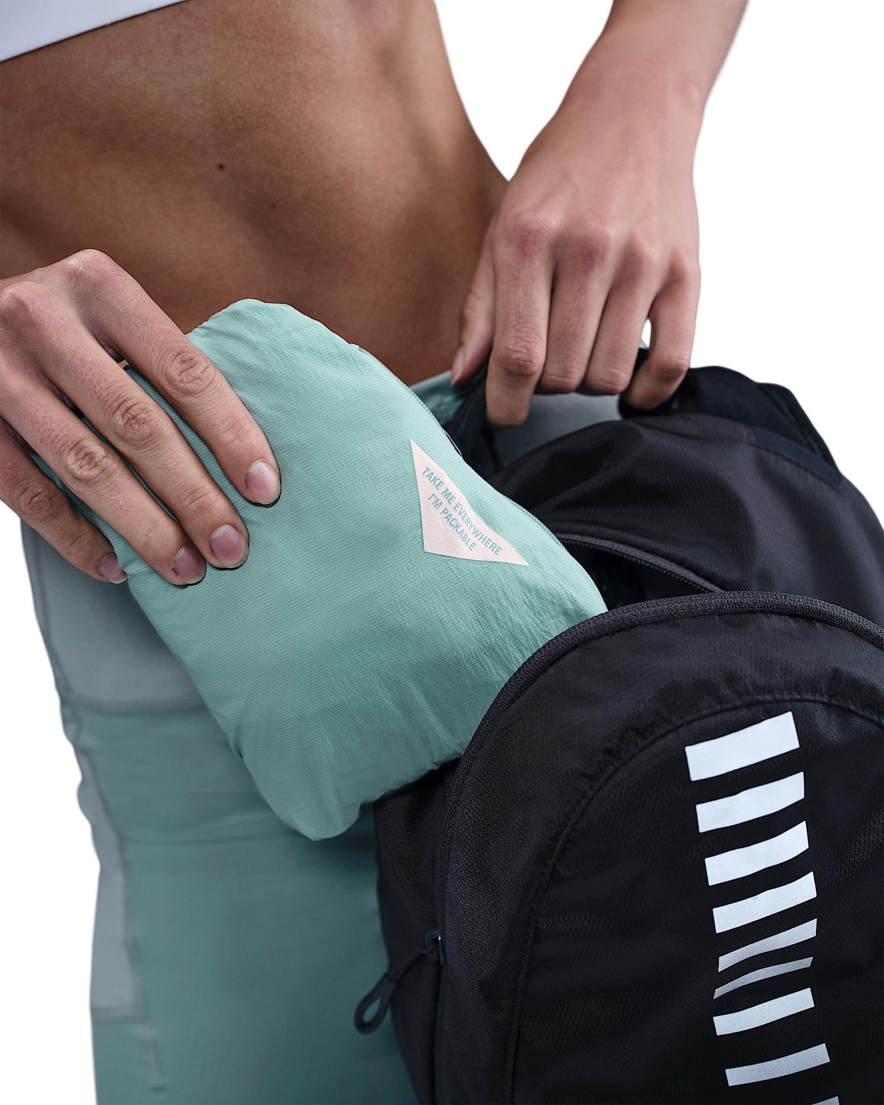 Nike Women's Trail Repel Running Jacket -Green - GREEN Thumbnail View 5