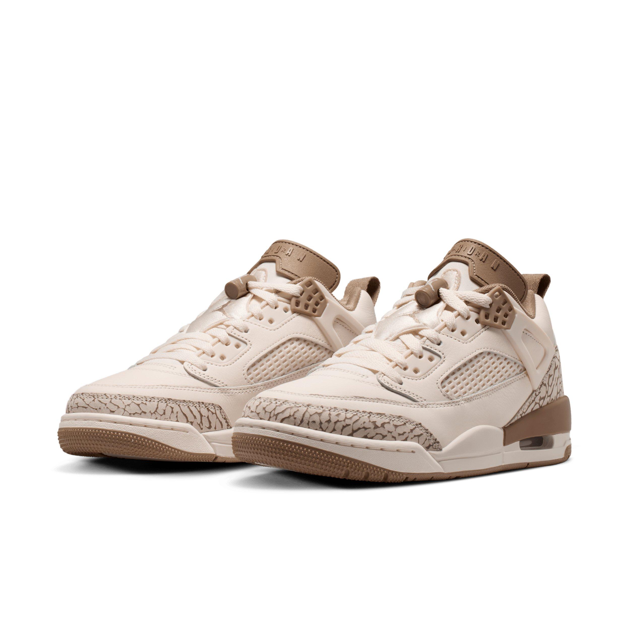 Jordan Spizike Low "Pale Ivory/Legend Light Brown/Khaki" Women's Shoe - IVORY/LT BROWN/KHAKI Thumbnail View 3