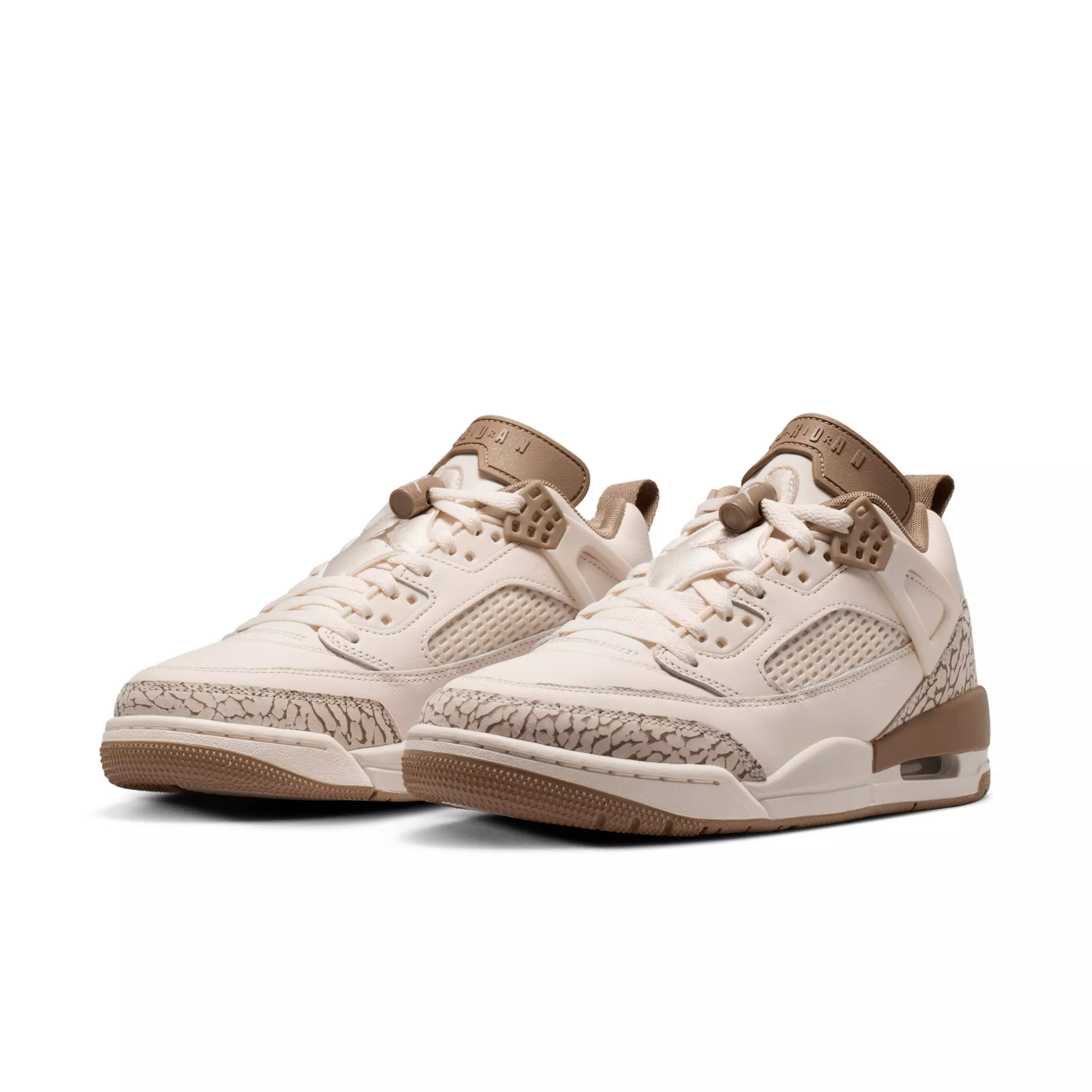 Jordan Spizike Low "Pale Ivory/Legend Light Brown/Khaki" Women's Shoe - IVORY/LT BROWN/KHAKI