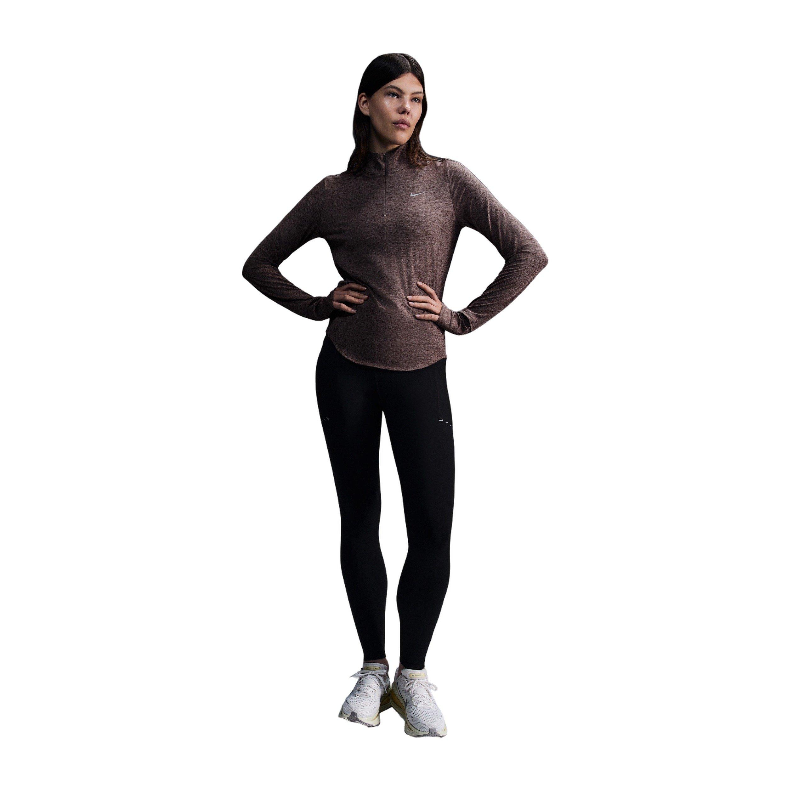 Nike Women's Swift High-Waisted 7/8 Running Leggings with Pockets - Black - BLACK Thumbnail View 1