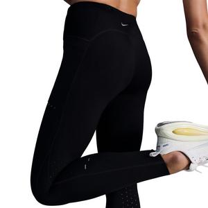 Nike Women's Swift High-Waisted 7/8 Running Leggings with Pockets -Black