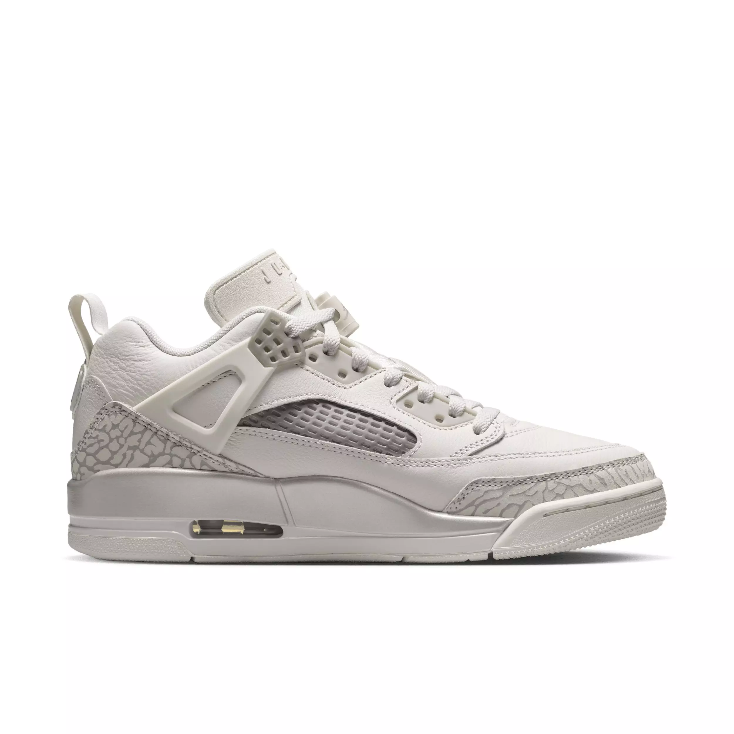 Jordan Spizike Low "Swan/Wolf Grey/Metallic Silver" Women's Shoe - SWAN/GREY/SILVER