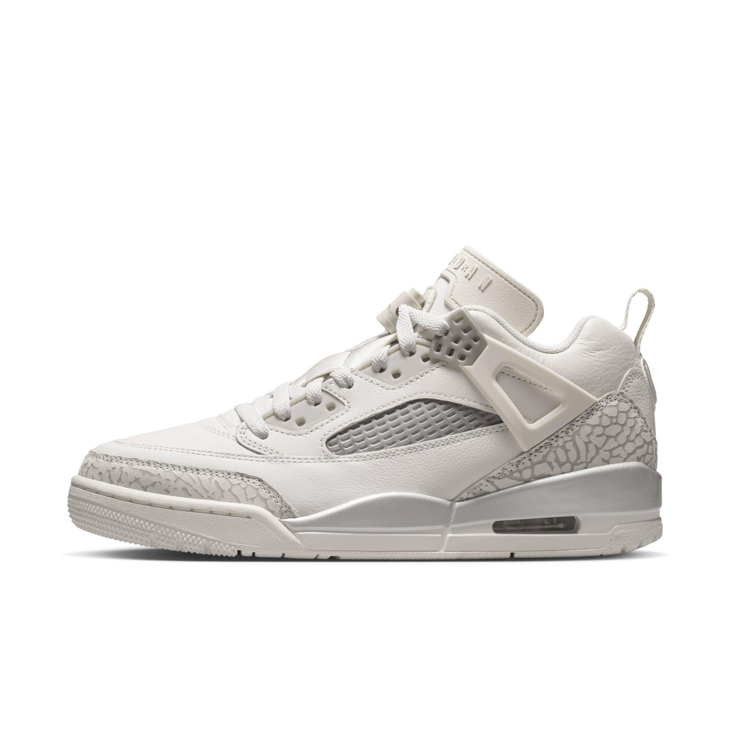 Jordan Spizike Low "Swan/Wolf Grey/Metallic Silver" Women's Shoe - SWAN/GREY/SILVER Thumbnail View 2