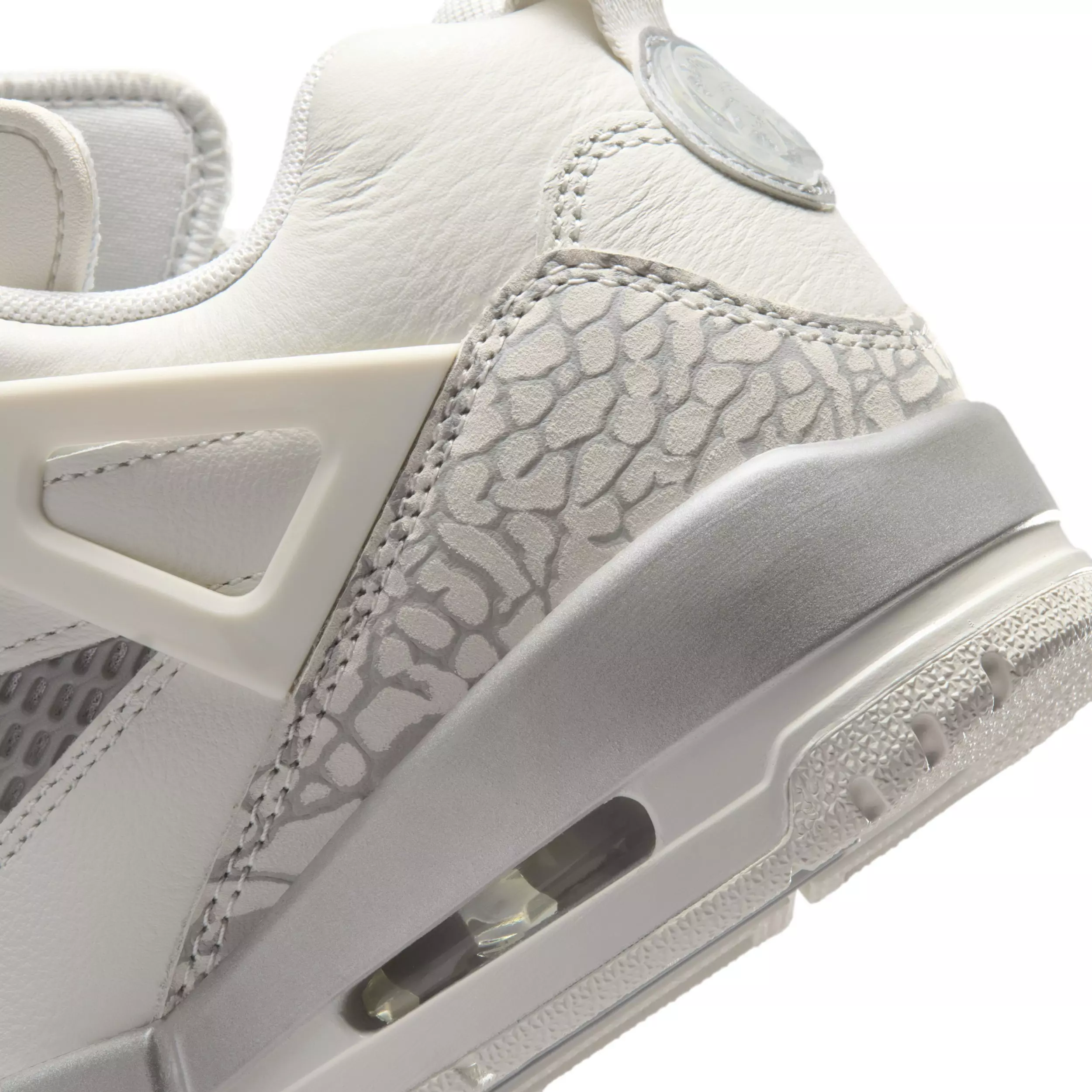 Jordan Spizike Low "Swan/Wolf Grey/Metallic Silver" Women's Shoe - SWAN/GREY/SILVER
