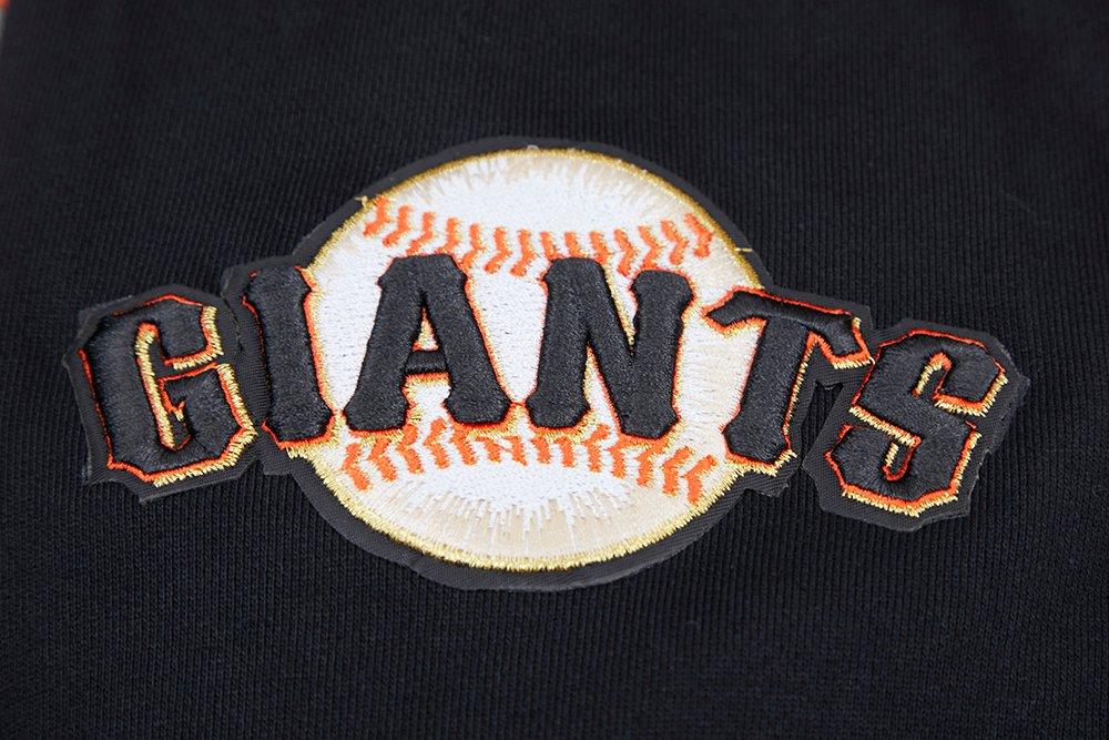 Pro Standard Men's MLB San Francisco Giants Mashup Rib PO Hoodie -Black/Orange - BLACK/ORANGE Thumbnail View 8