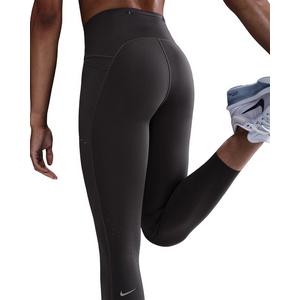 Nike Women's Swift High-Waisted 7/8 Running Leggings with Pockets -Grey