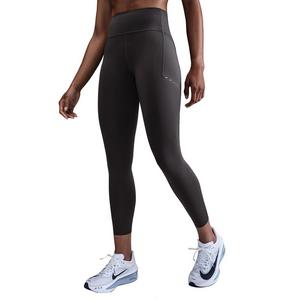 Nike Women's Swift High-Waisted 7/8 Running Leggings with Pockets -Grey