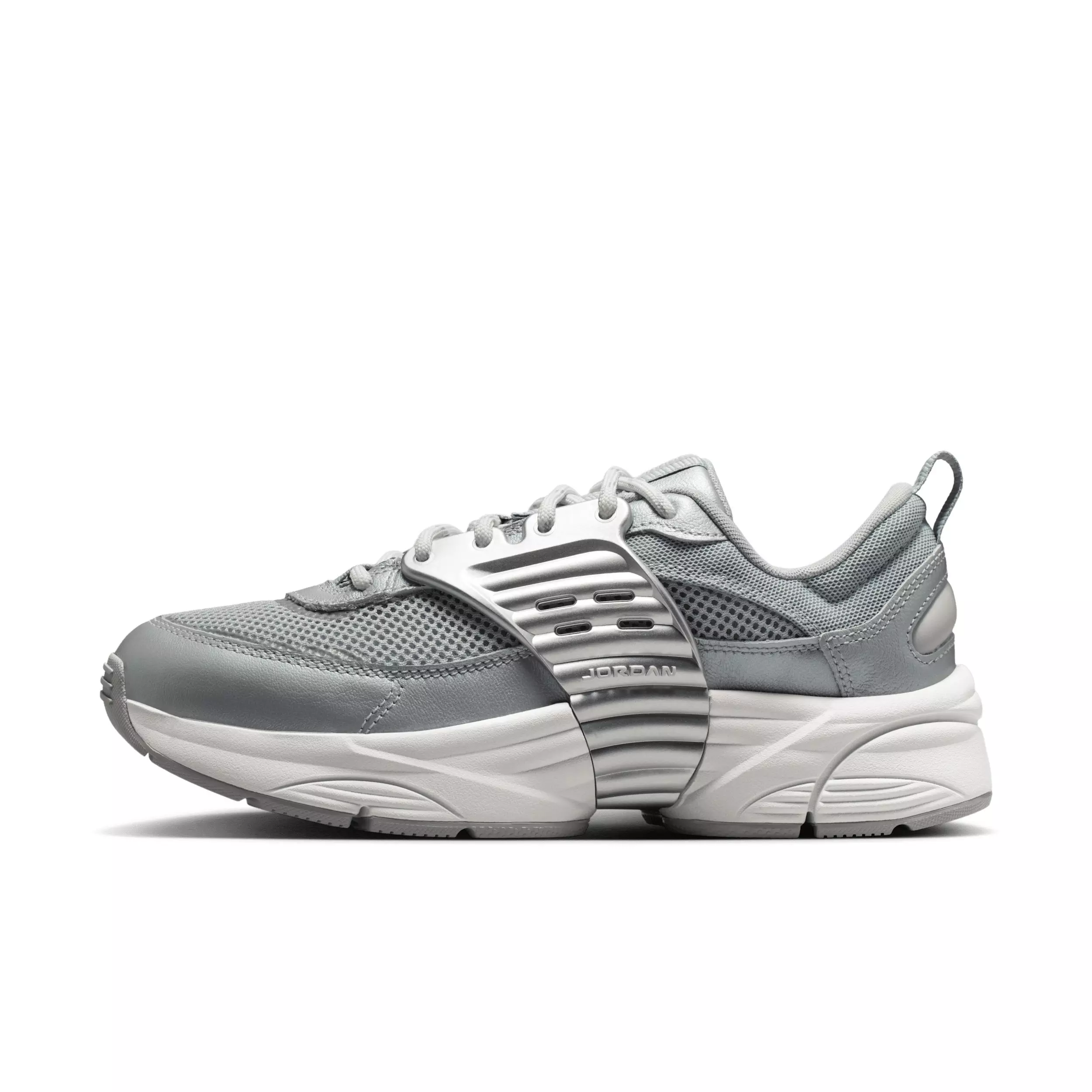 Jordan Trunner O/S "Swan/Wolf Grey/Reflect Silver/Summit White" Women's Shoe - SWAN/GREY/SILVER/WHITE