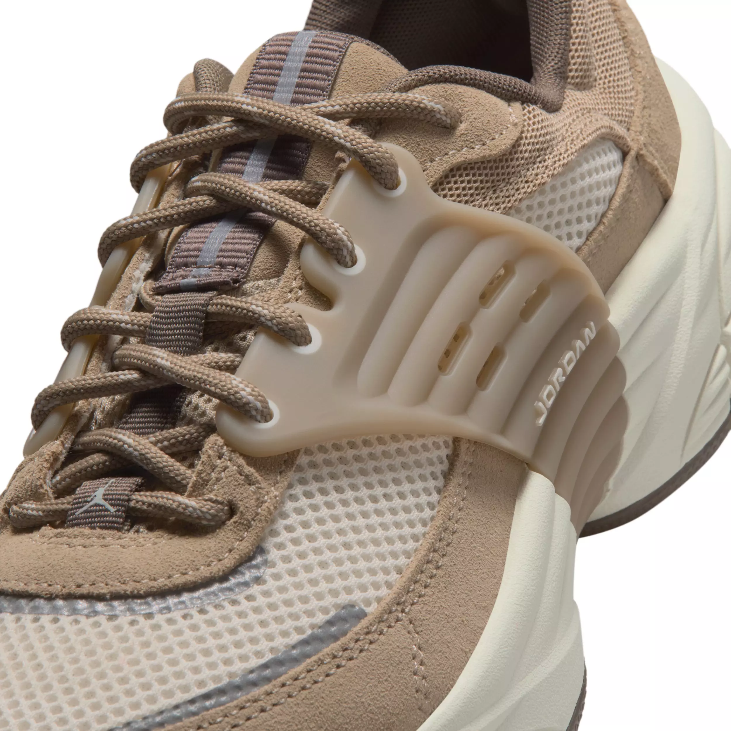 Jordan Trunner O/S "Khaki/Reflect Silver/Pale Ivory" Women's Shoe - KHAKI/SILVER/IVORY