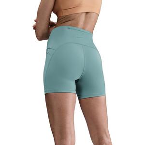 Nike Women's Swift High-Waisted 4" Tight Running Shorts with Pockets -Green