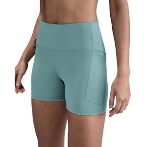 Nike Women's Swift High-Waisted 4" Tight Running Shorts with Pockets -Green
