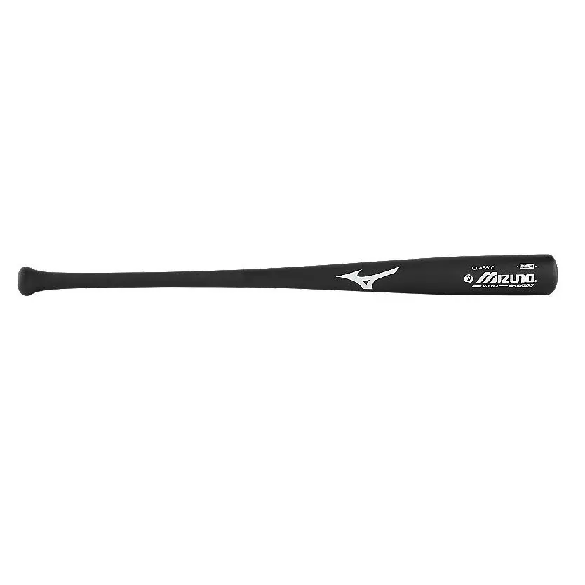 Mizuno MZB 243 Bamboo Classic Wood Baseball Bat - BLACK