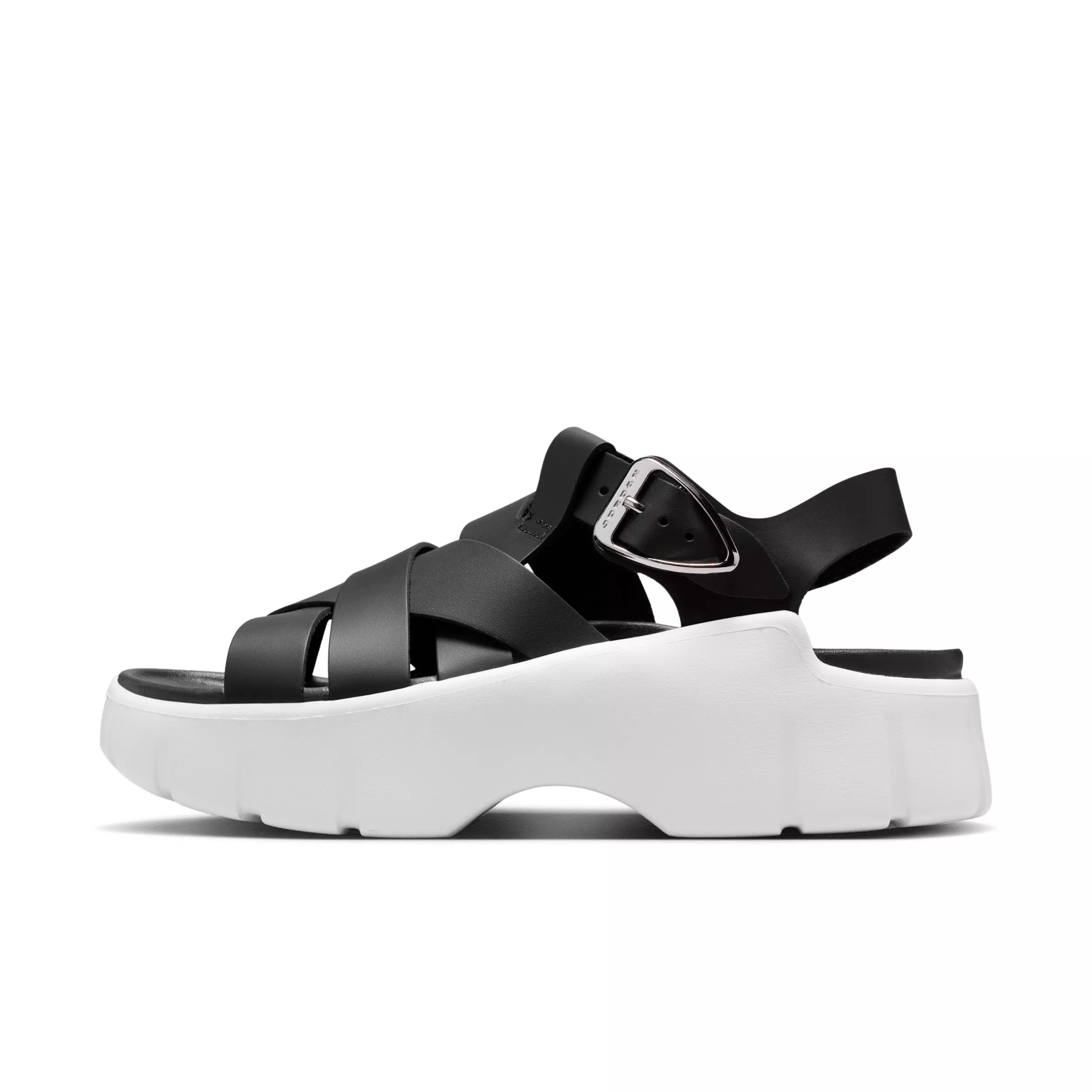 Jordan Willow "Black/White/Metallic Silver" Women's Slide - BLACK/WHITE/SILVER