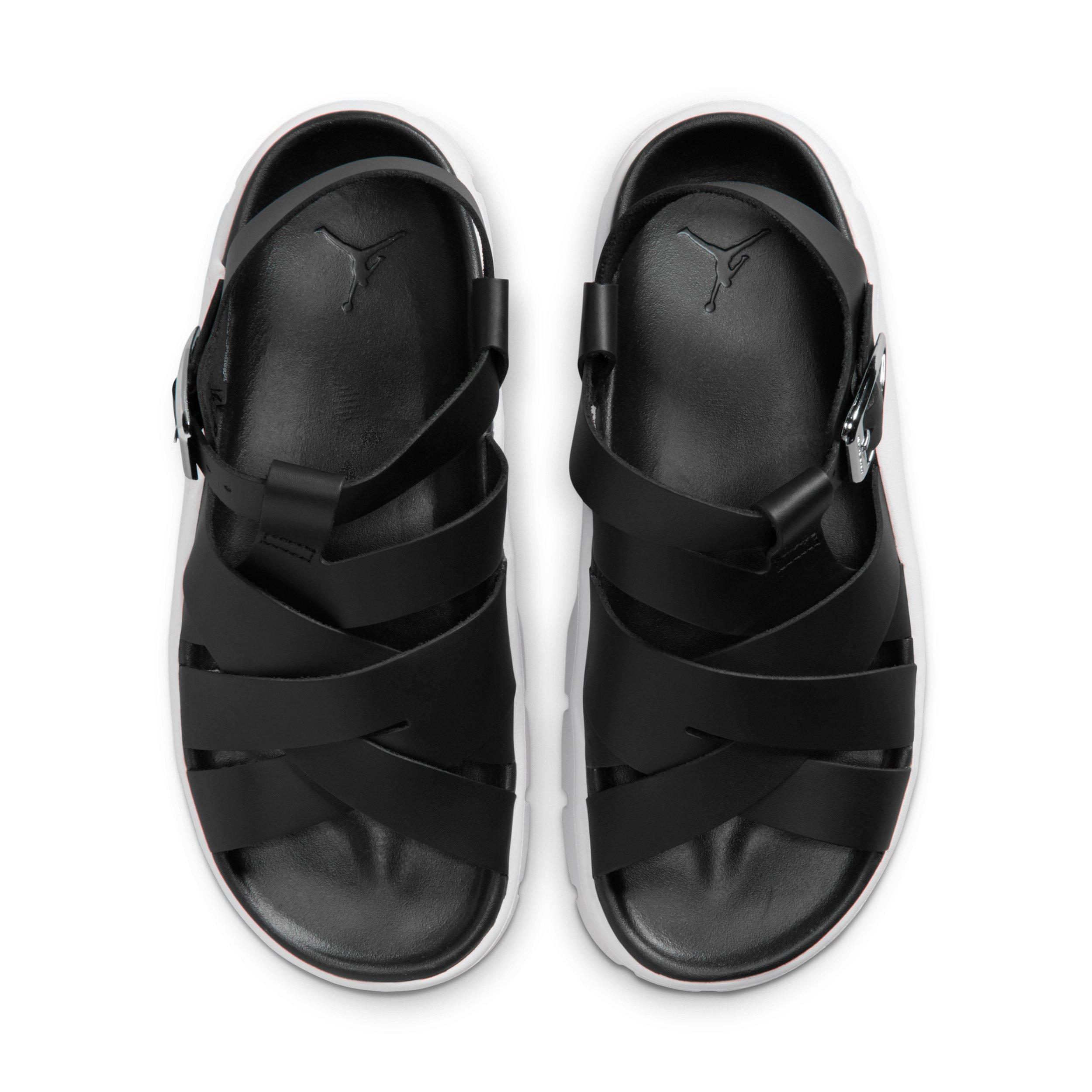 Jordan Willow "Black/White/Metallic Silver" Women's Slide - BLACK/WHITE/SILVER Thumbnail View 4