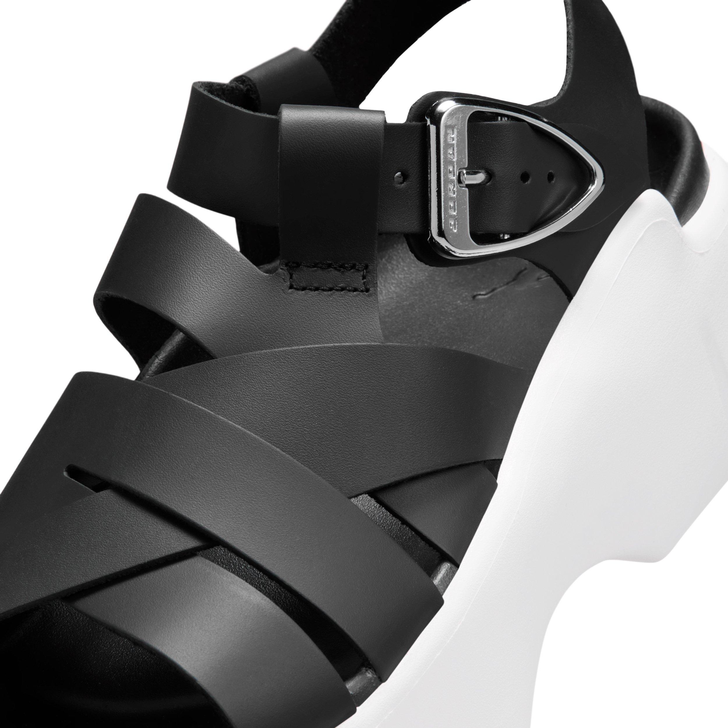 Jordan Willow "Black/White/Metallic Silver" Women's Slide - BLACK/WHITE/SILVER Thumbnail View 7