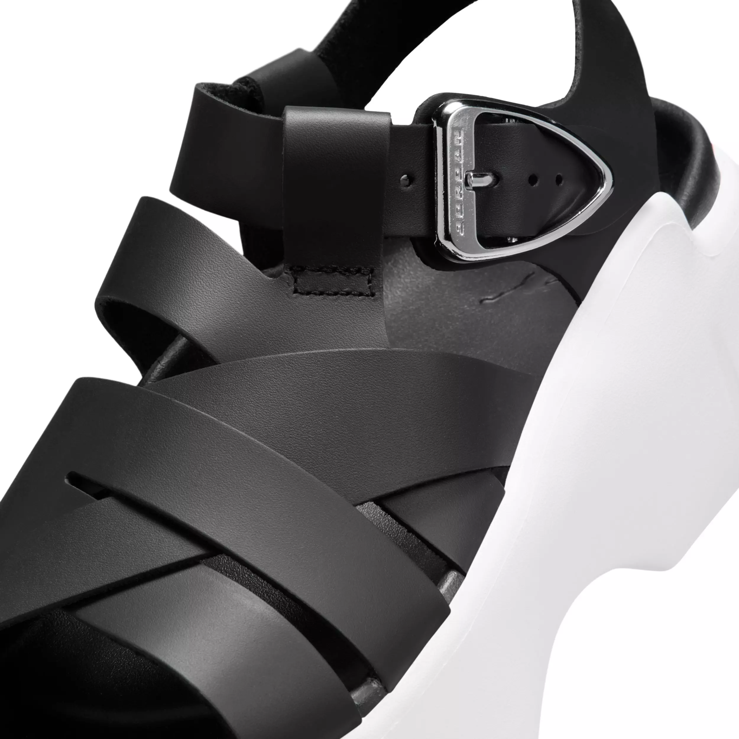 Jordan Willow "Black/White/Metallic Silver" Women's Slide - BLACK/WHITE/SILVER