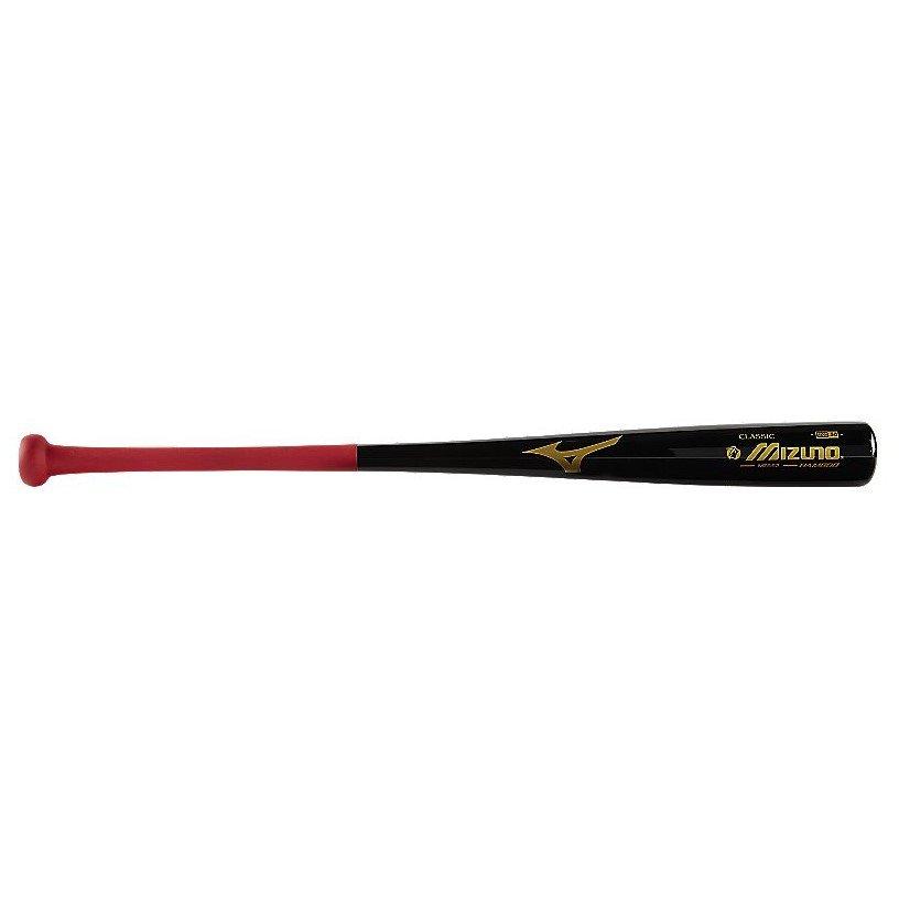Mizuno MZB 62 Bamboo Classic Wood Baseball Bat - BLACK/RED Thumbnail View 2
