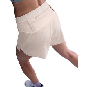 Nike Women's Trail Dri-FIT Brief-Lined Running Shorts -Pearl White