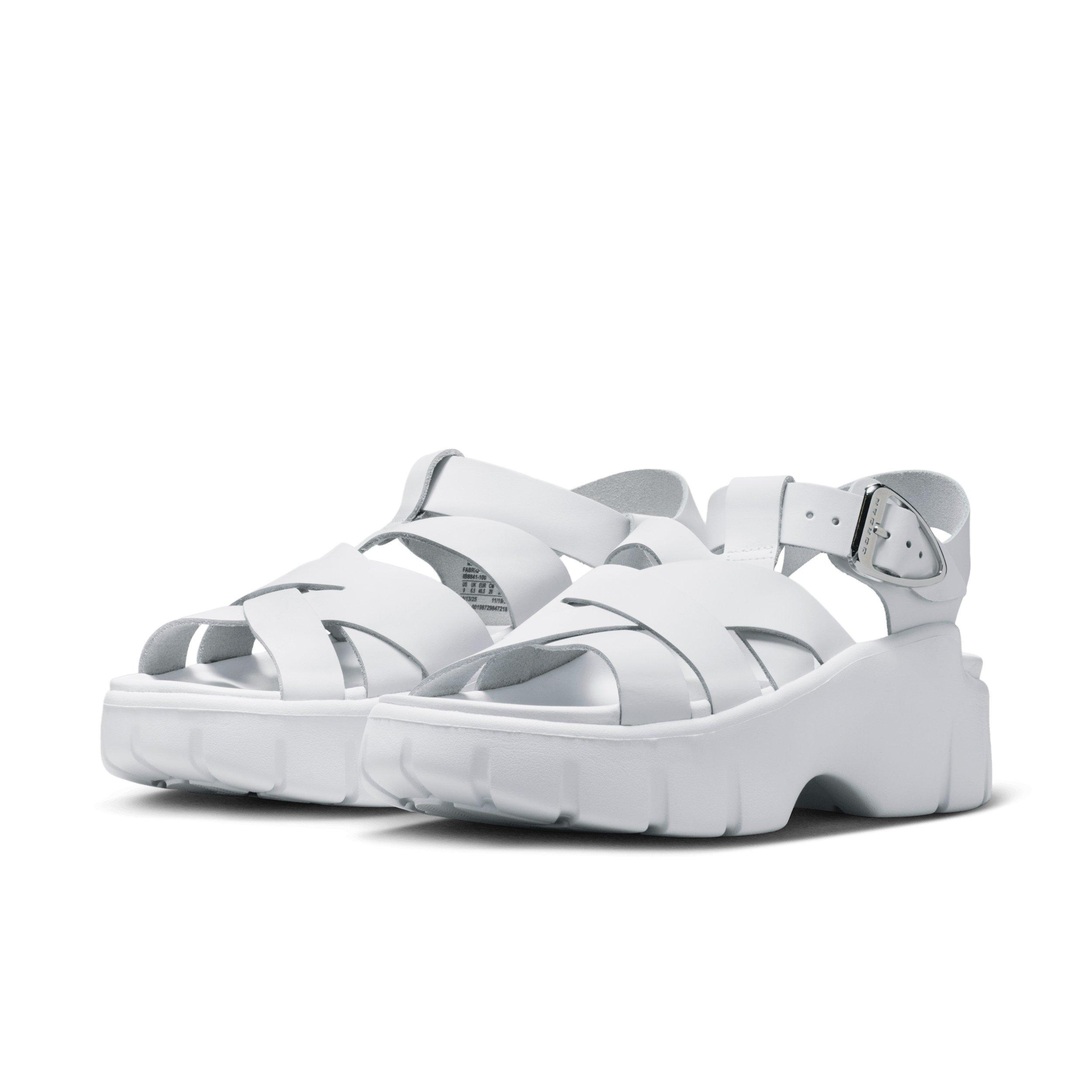 Jordan Willow "White/Metallic Silver" Women's Slide - WHITE/SILVER Thumbnail View 3
