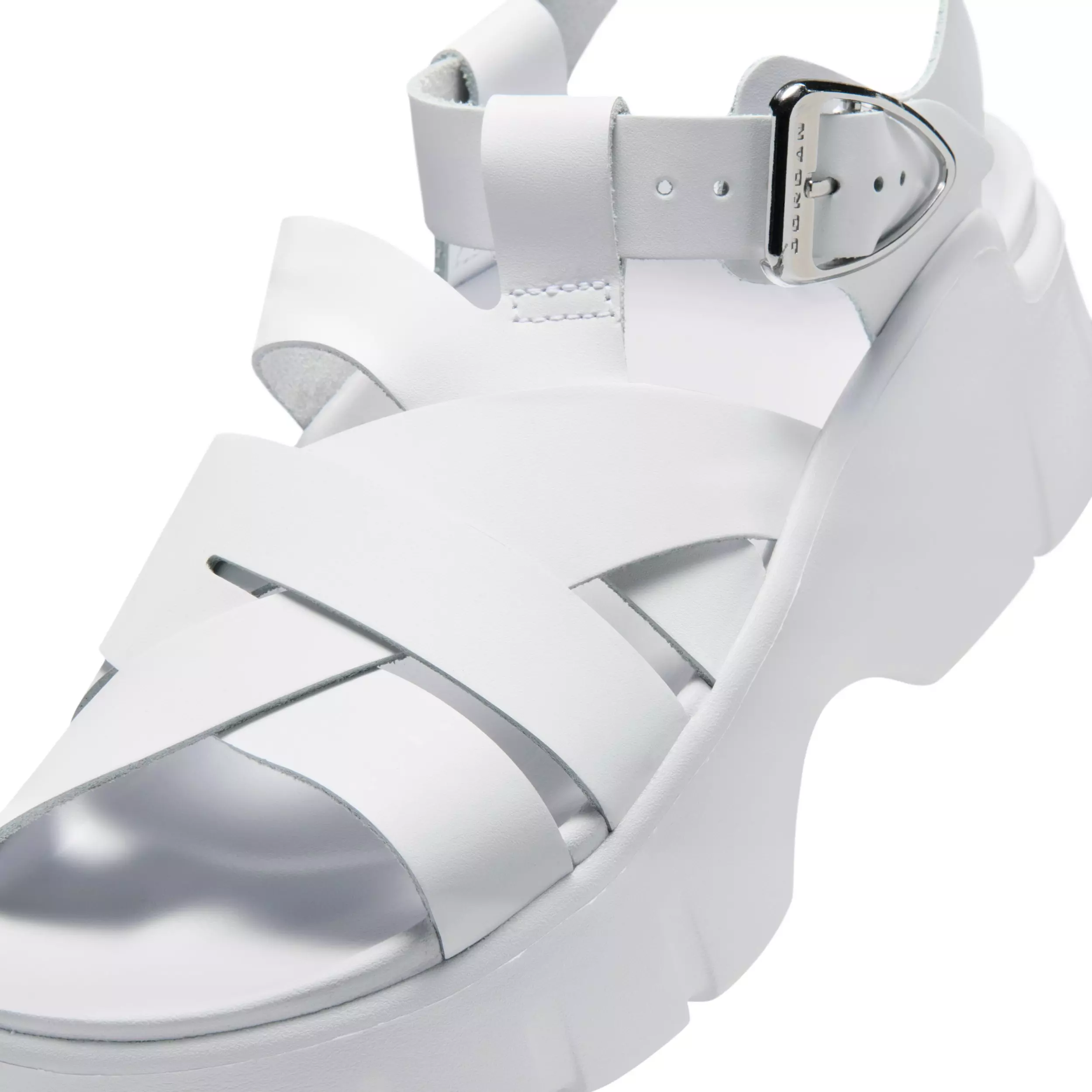 Jordan Willow "White/Metallic Silver" Women's Slide - WHITE/SILVER