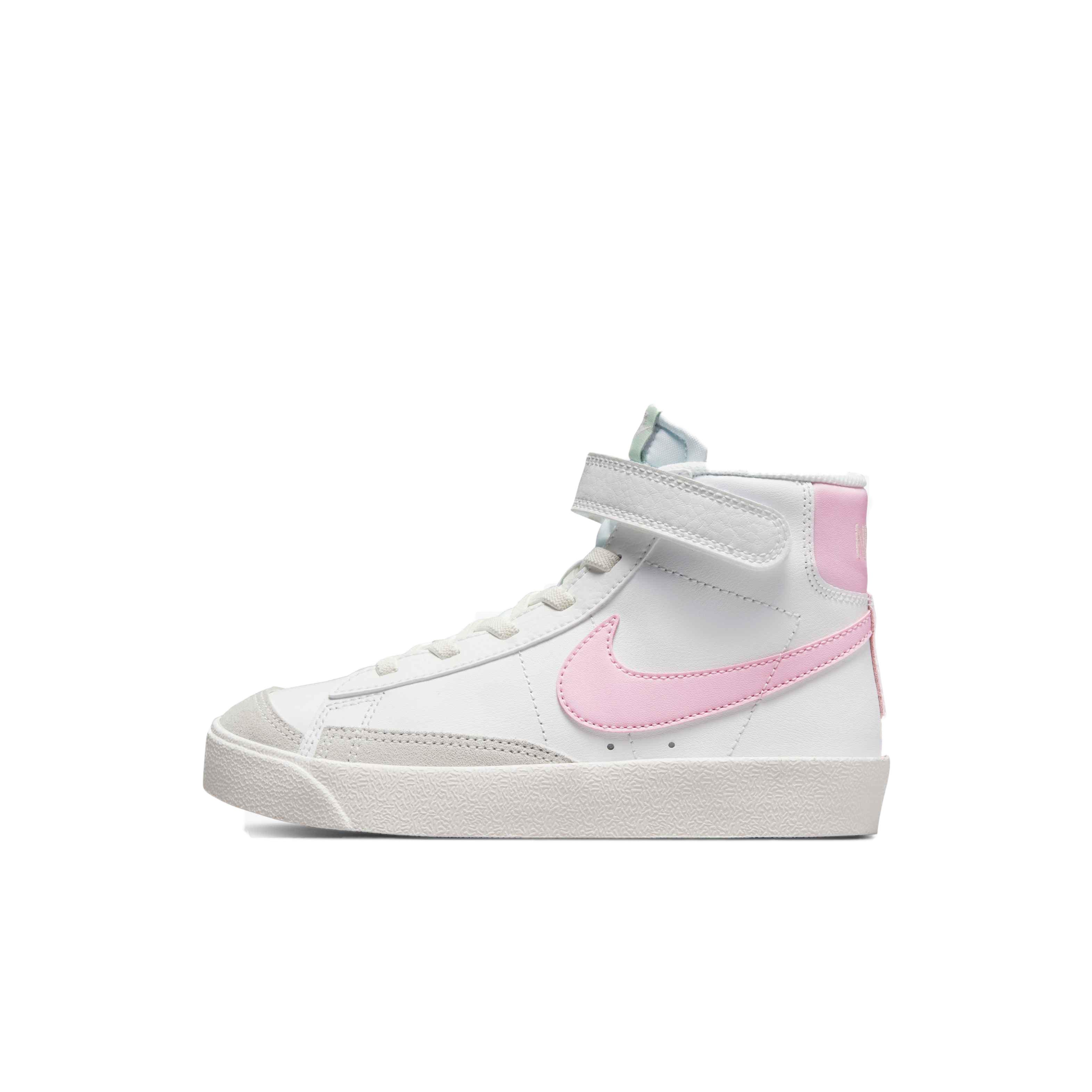 Nike Blazer Mid '77 Preschool Girls' "Summit White/Pink Foam" Shoe