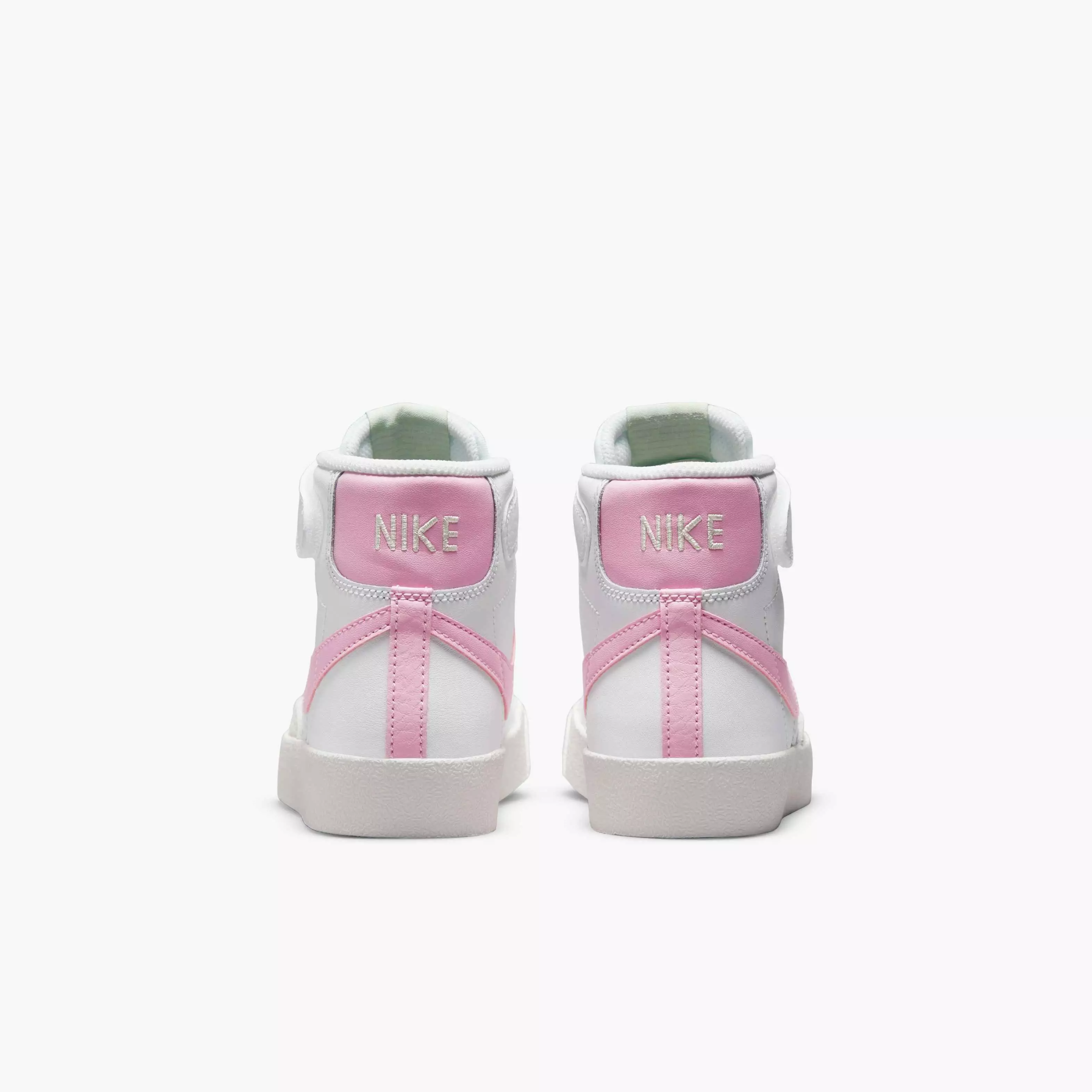 Nike Blazer Mid '77 "Summit White/Pink Foam" Preschool Girls' Shoe - WHITE